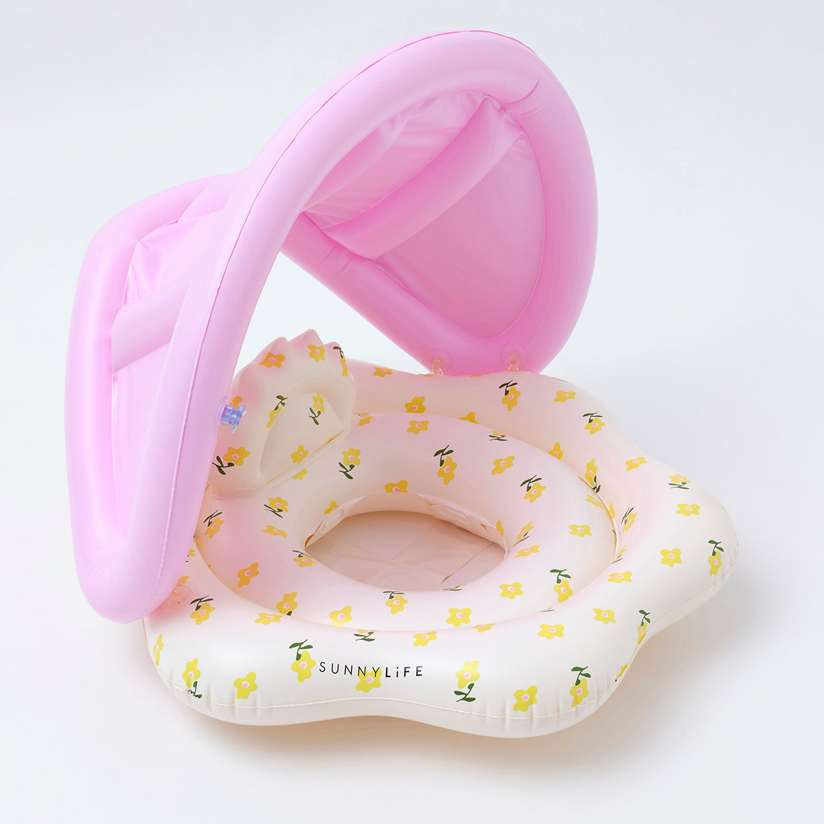 Lilac color inflatable Baby Float with canopy Mima the Fairy Lemon