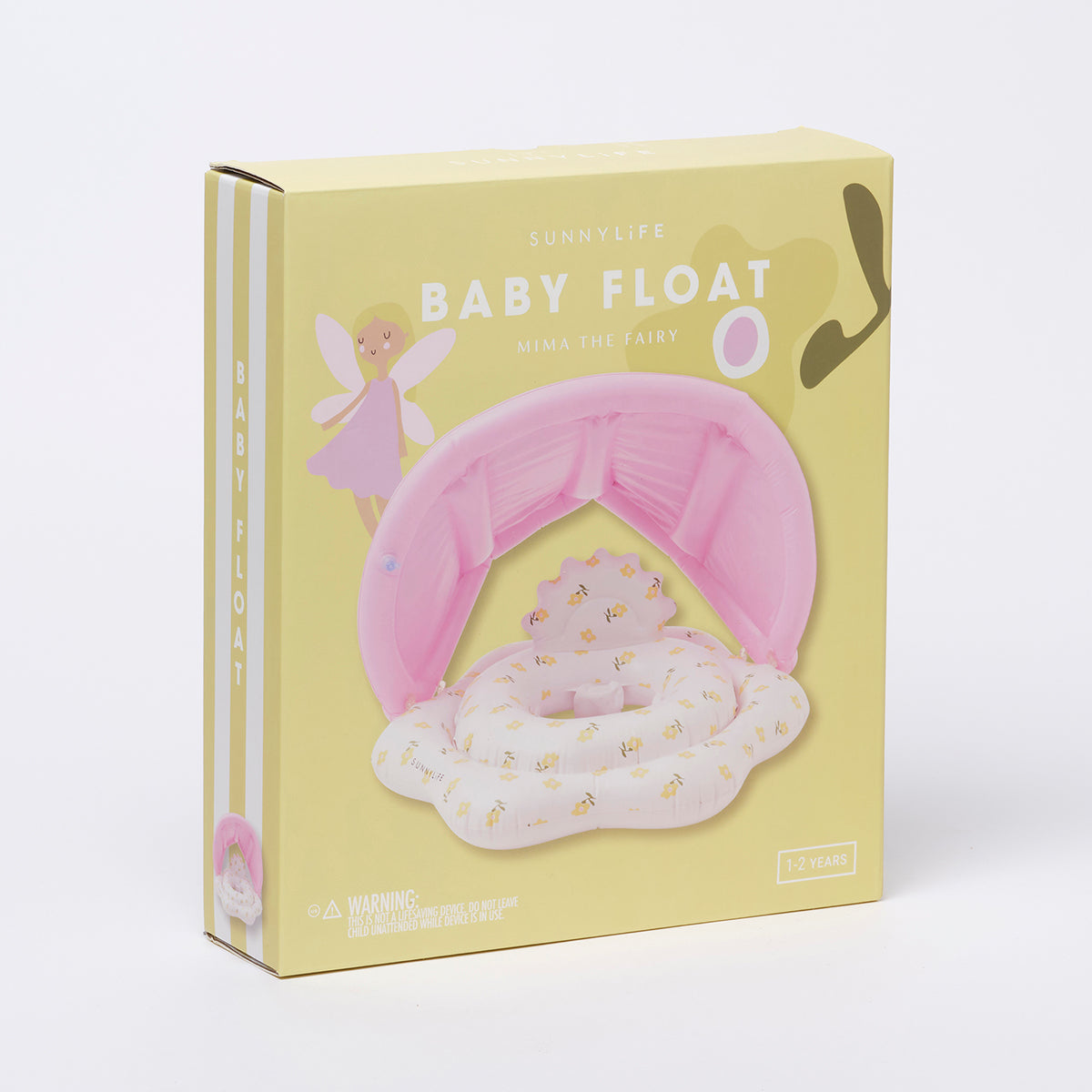 Lilac color inflatable Baby Float with canopy Mima the Fairy Lemon