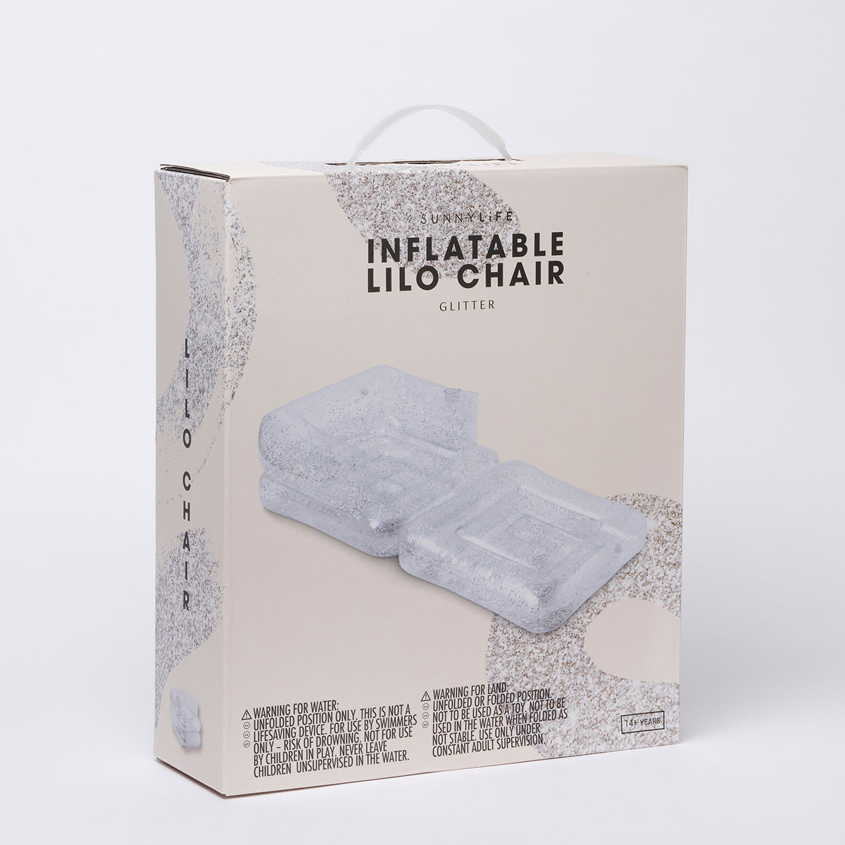 Inflatable Lilo Chair Glitter - Totdot