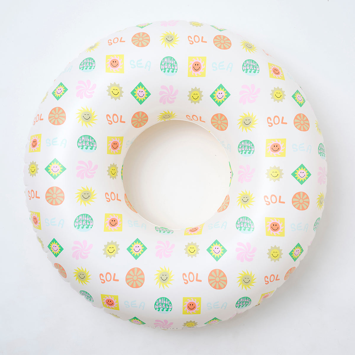 Pool Ring & Ball Set SMILEY World Sol Sea - Totdot