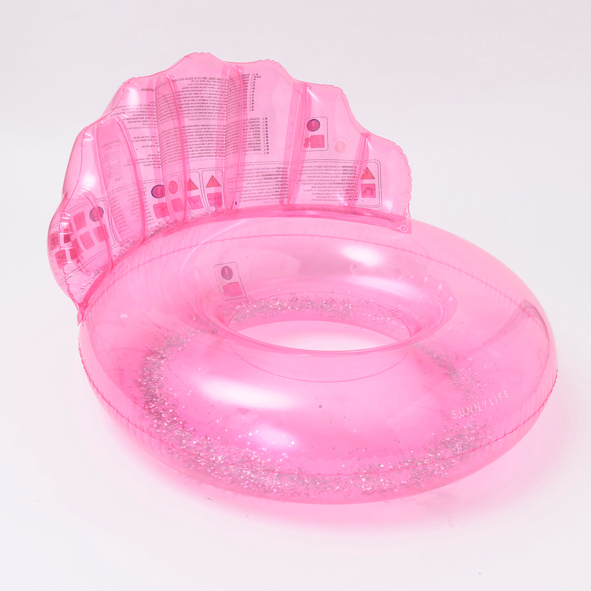 Luxe Pool Ring Shell Bubblegum - Totdot