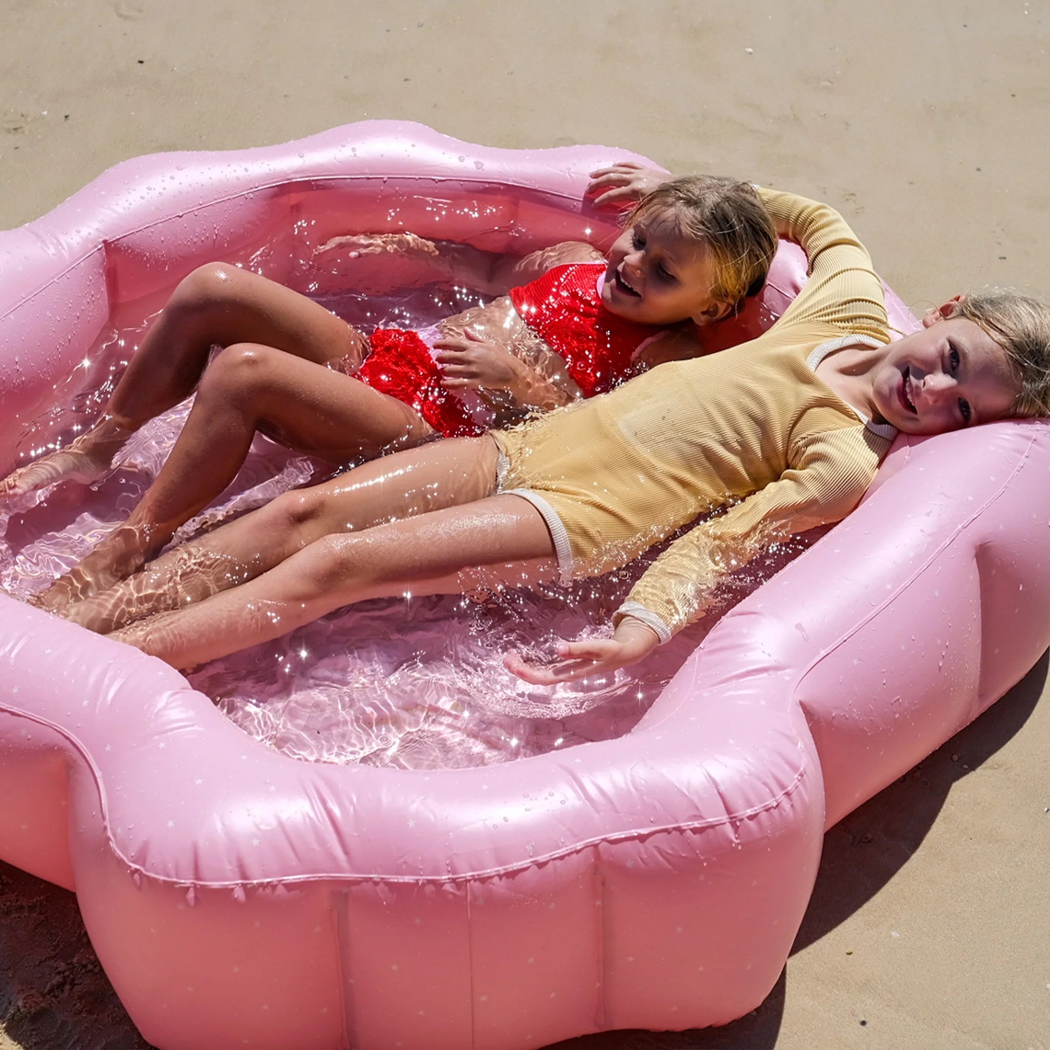 Inflatable Backyard Pool Ocean Treasure Rose - Totdot