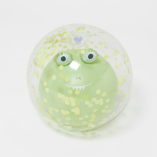 3D Inflatable Beach Ball Cookie the Croc Light Khaki - Totdot