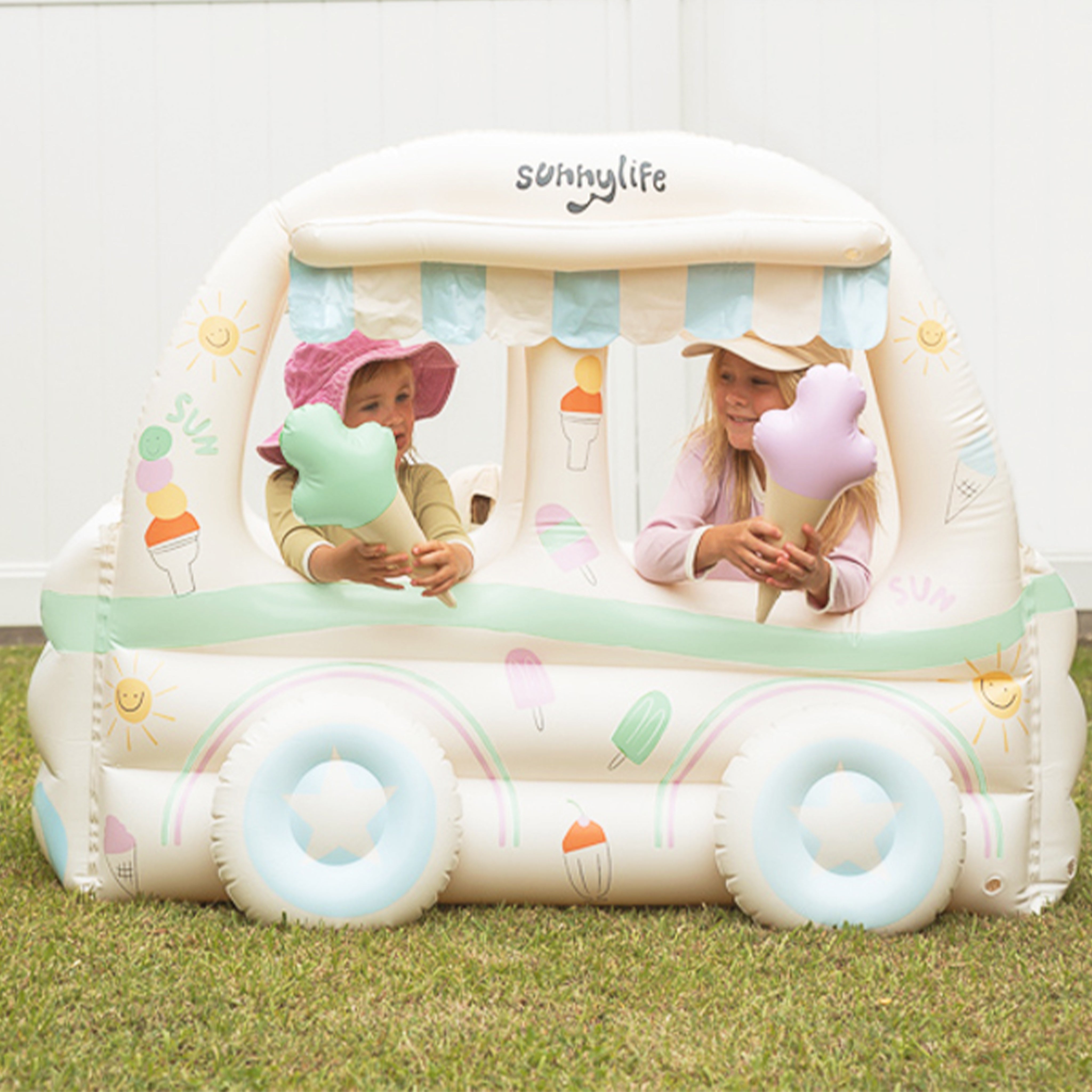 Inflatable Cubby Summer Sundae Multi - Totdot