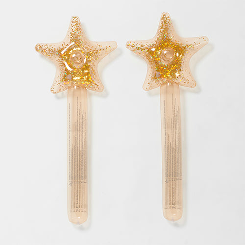 Kids Inflatable Star Wand Princess Swan Gold Set of 2 - Totdot