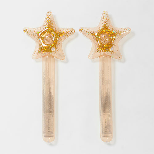 Kids Inflatable Star Wand Princess Swan Gold Set of 2 - Totdot