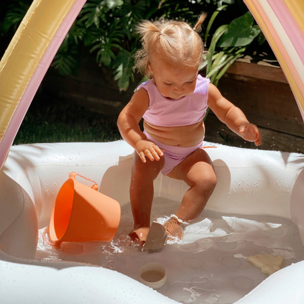 Kids Inflatable Pool Princess Swan Multi
