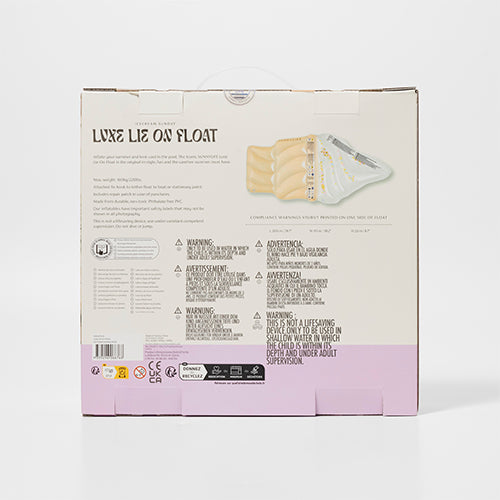 Luxe Lie-On Float Ice Cream Sunday Multi - Totdot