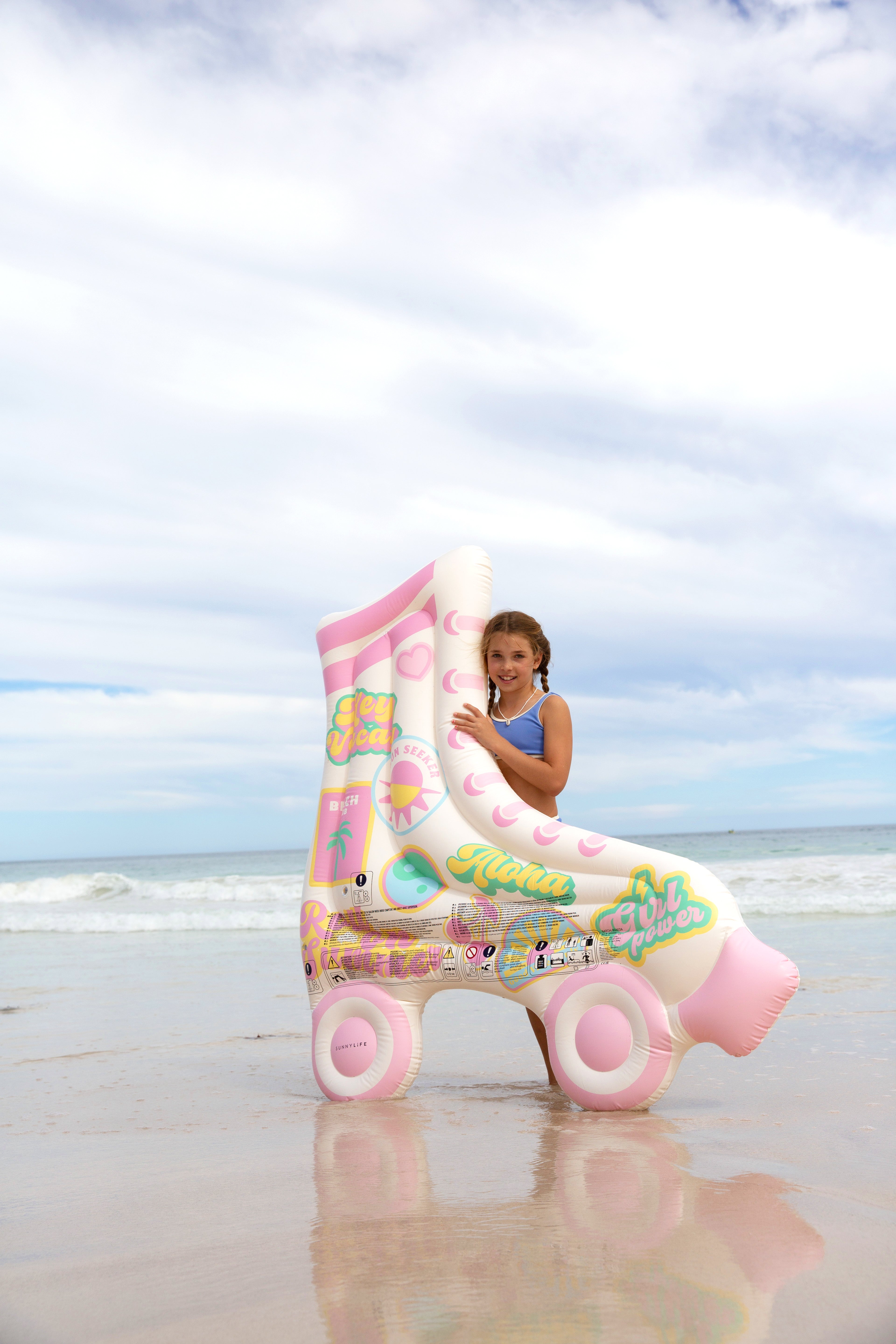 Kids Lie-On Float Summer Sherbet Multi - Totdot