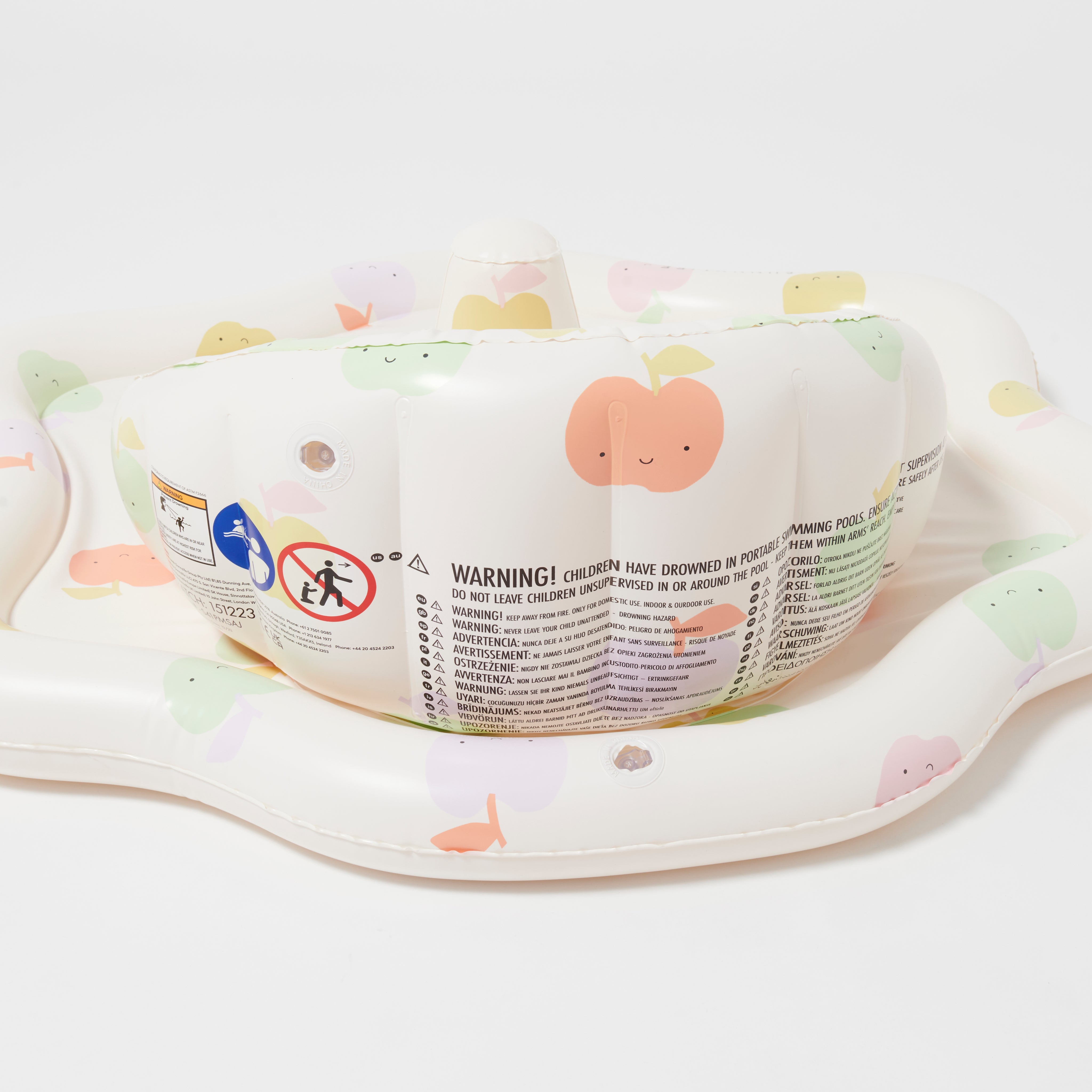 Baby Playmat with Shade Apple Sorbet Multi - Totdot