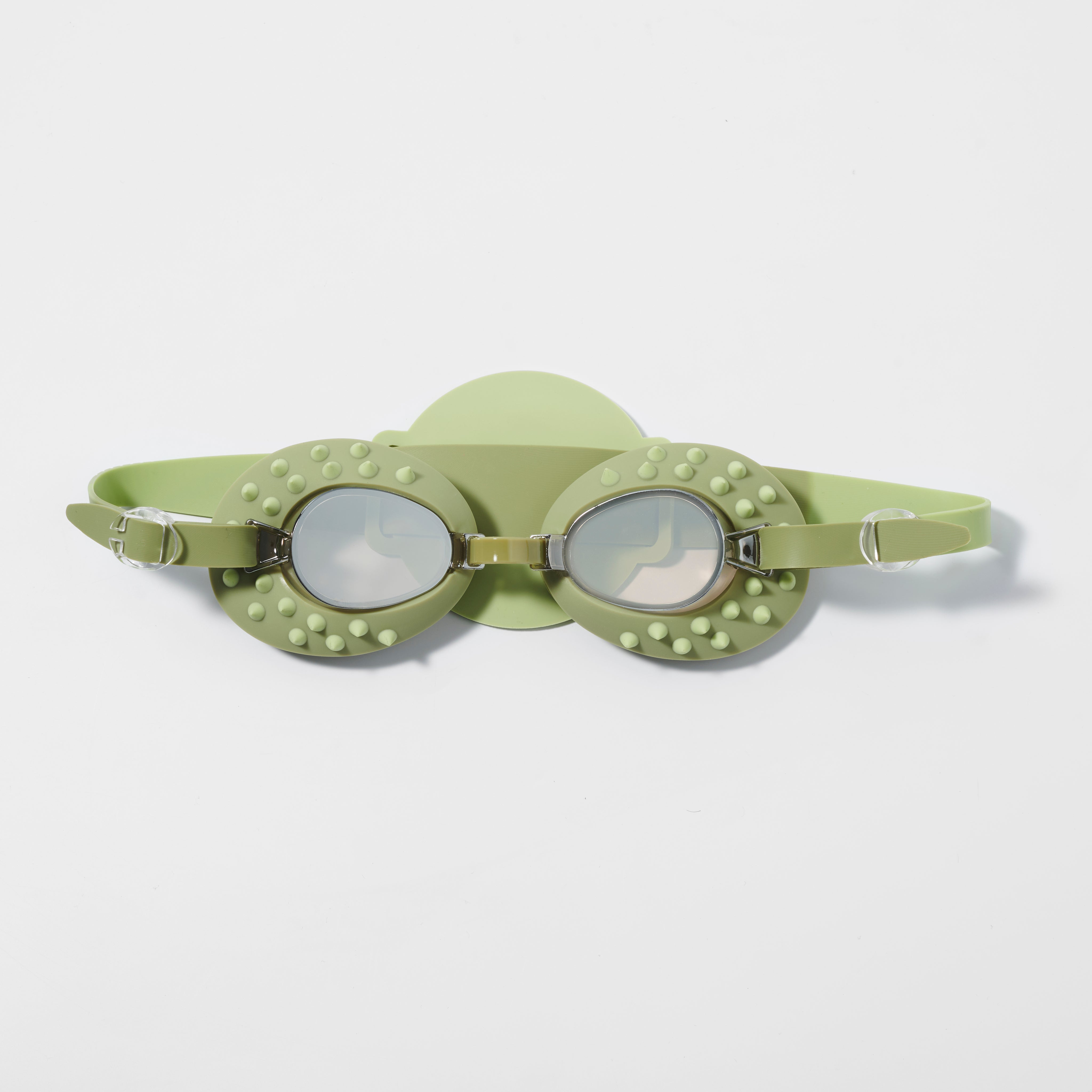 Kids Swim Goggles Cookie the Croc Khaki - Totdot