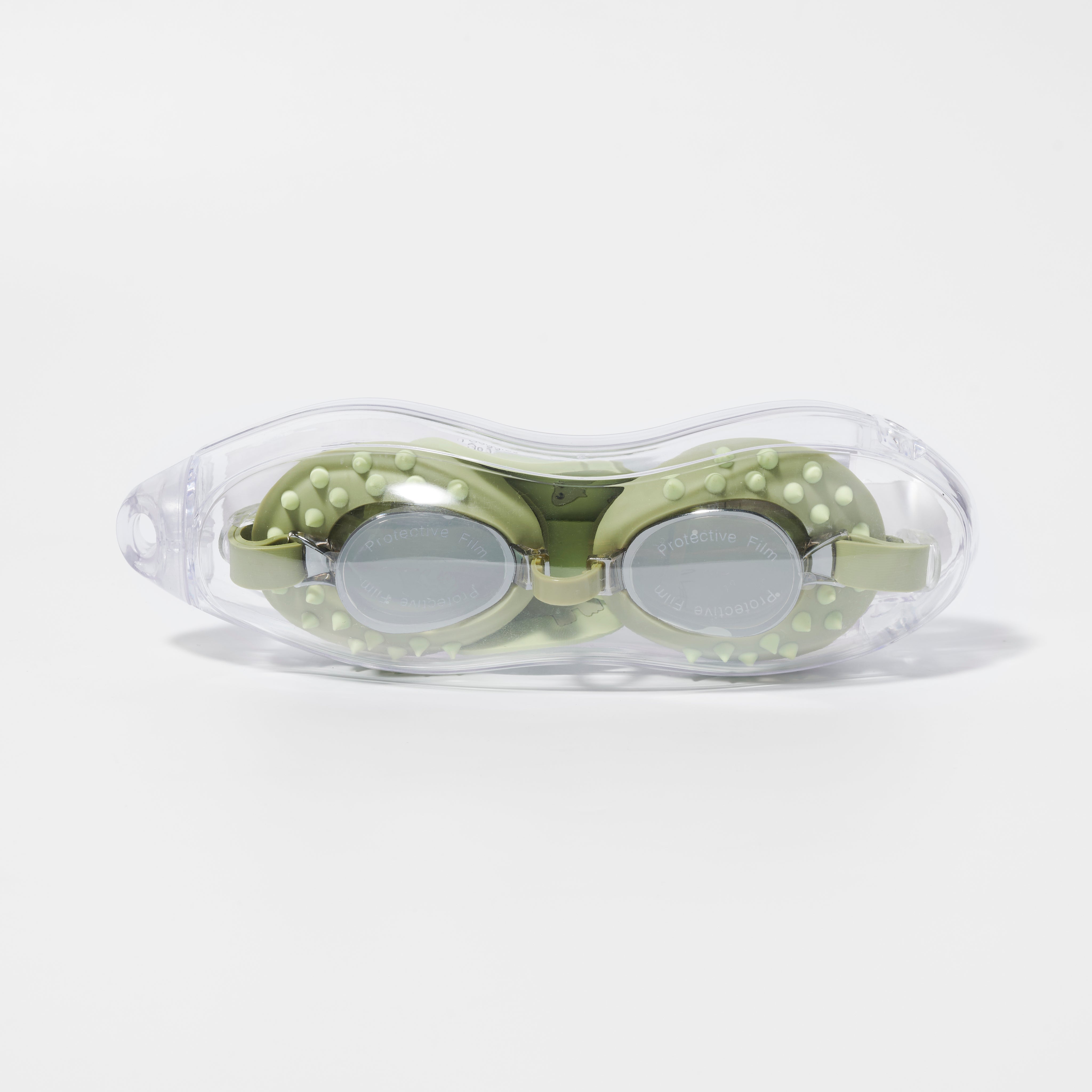 Kids Swim Goggles Cookie the Croc Khaki - Totdot