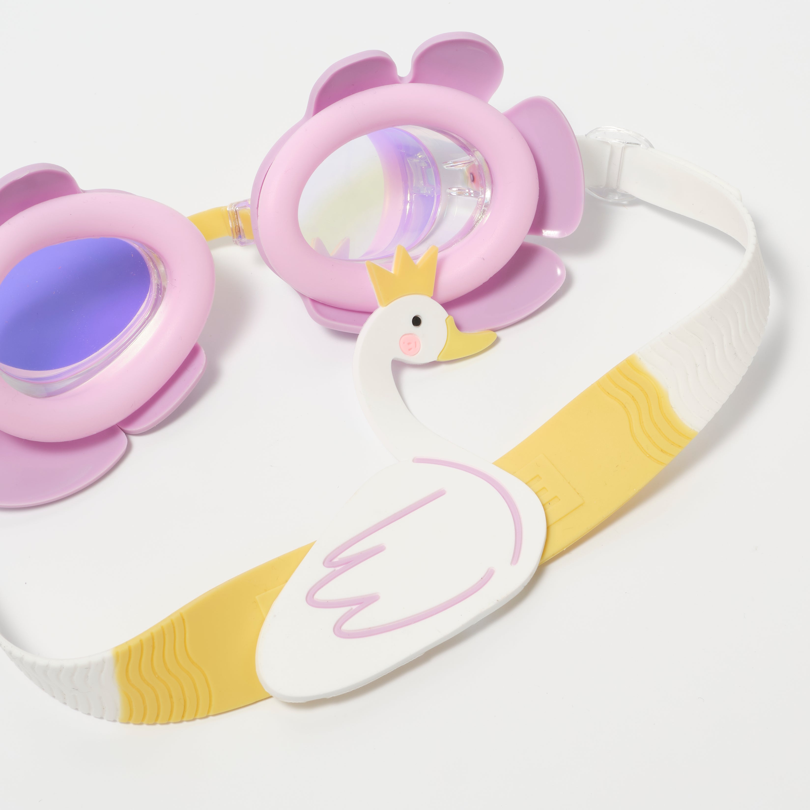 Kids Swim Goggles Princess Swan Multi - Totdot