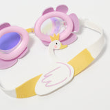 Kids Swim Goggles Princess Swan Multi