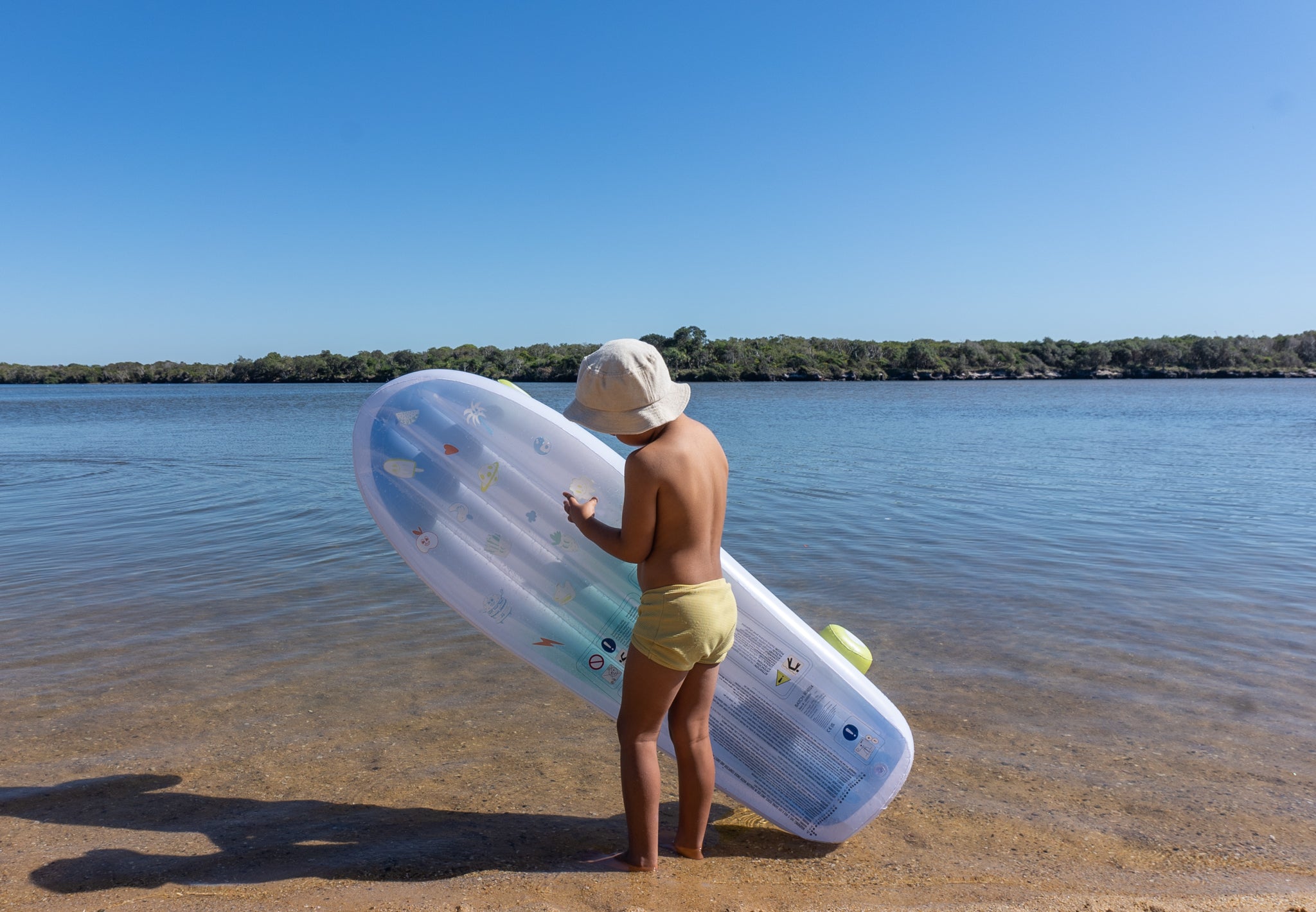 Kids Skateboard Float The Sea Kids Blue-Lime - Totdot