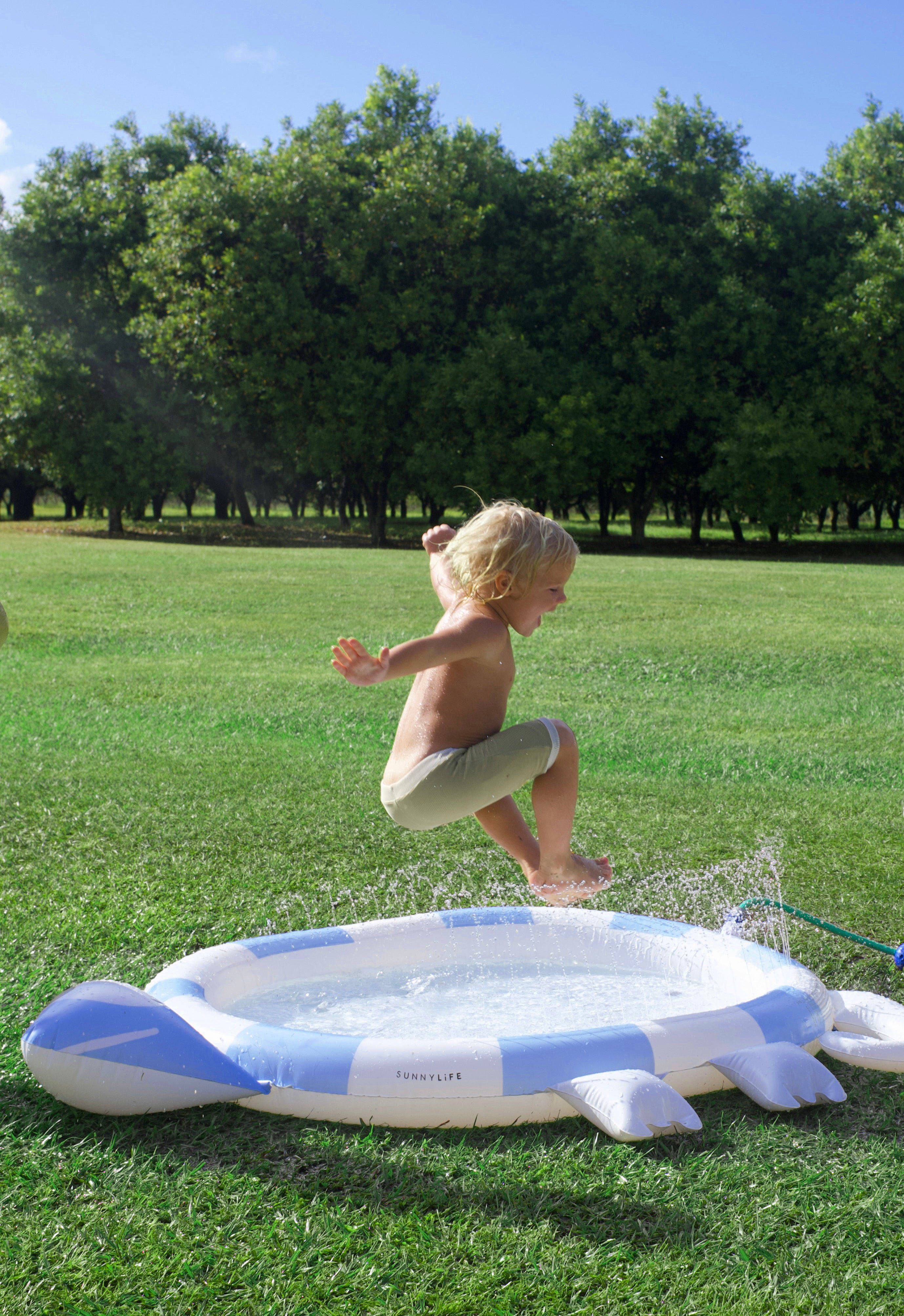 Kids Sprinkler Mat Into the Wild Blue - Totdot