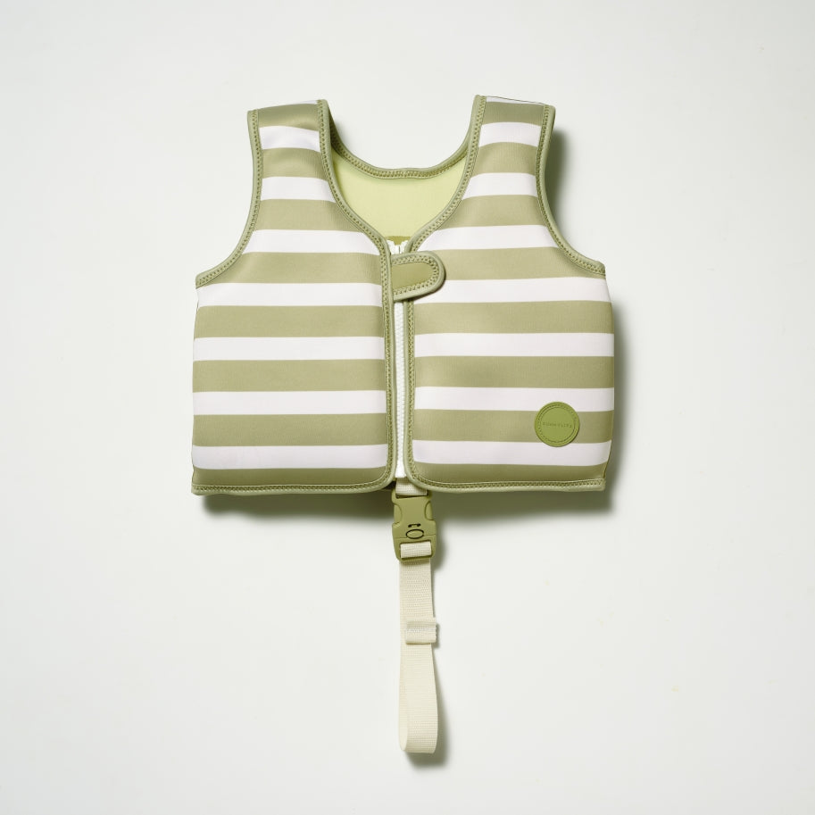 Kids Swim Vest  Into the Wild Khaki - Totdot