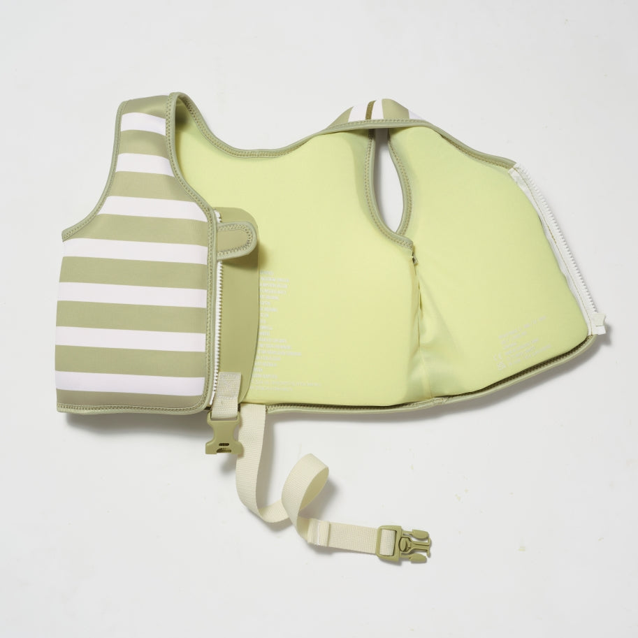 Kids Swim Vest  Into the Wild Khaki - Totdot