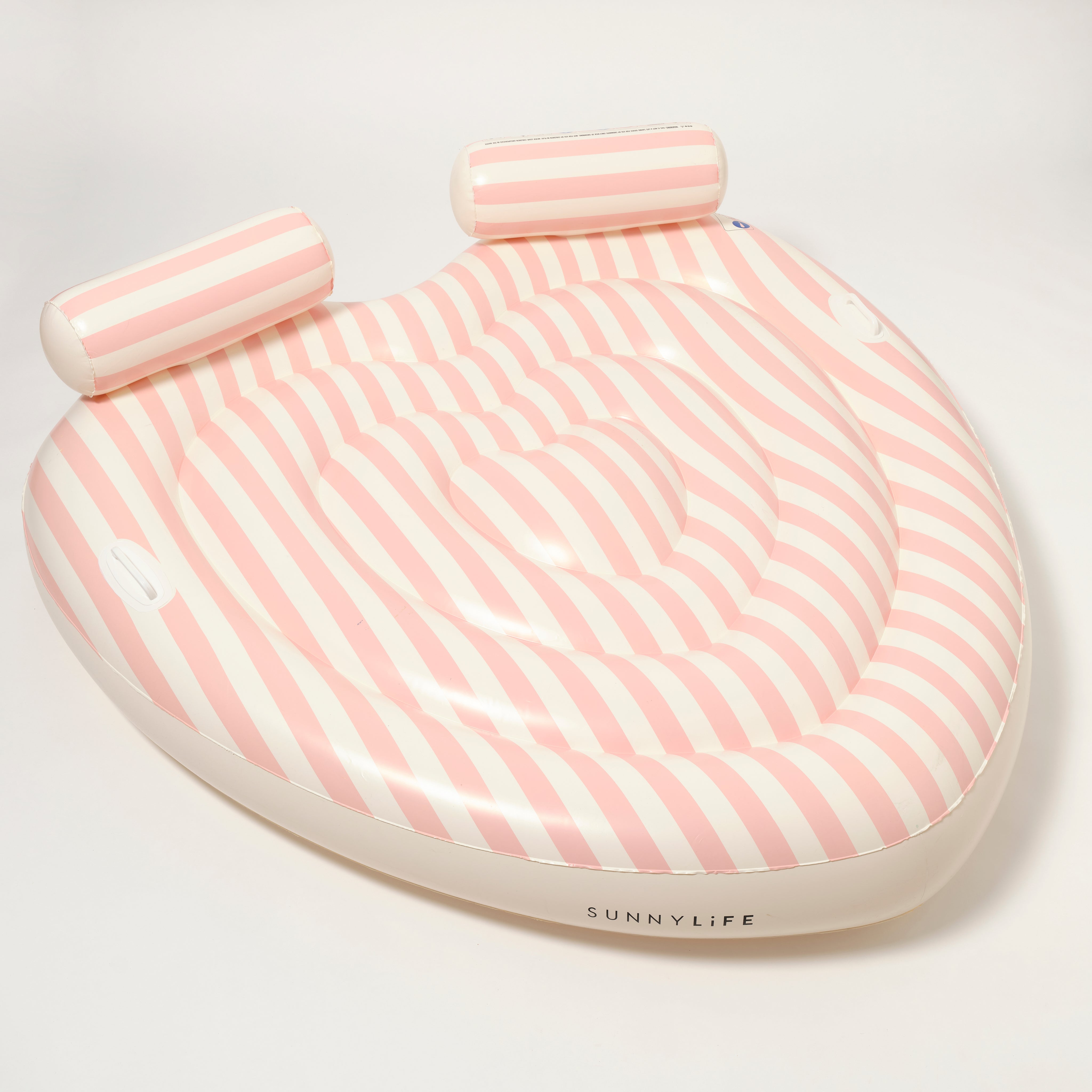 Twin Heart Lie-On Stole My Heart Pink Stripe