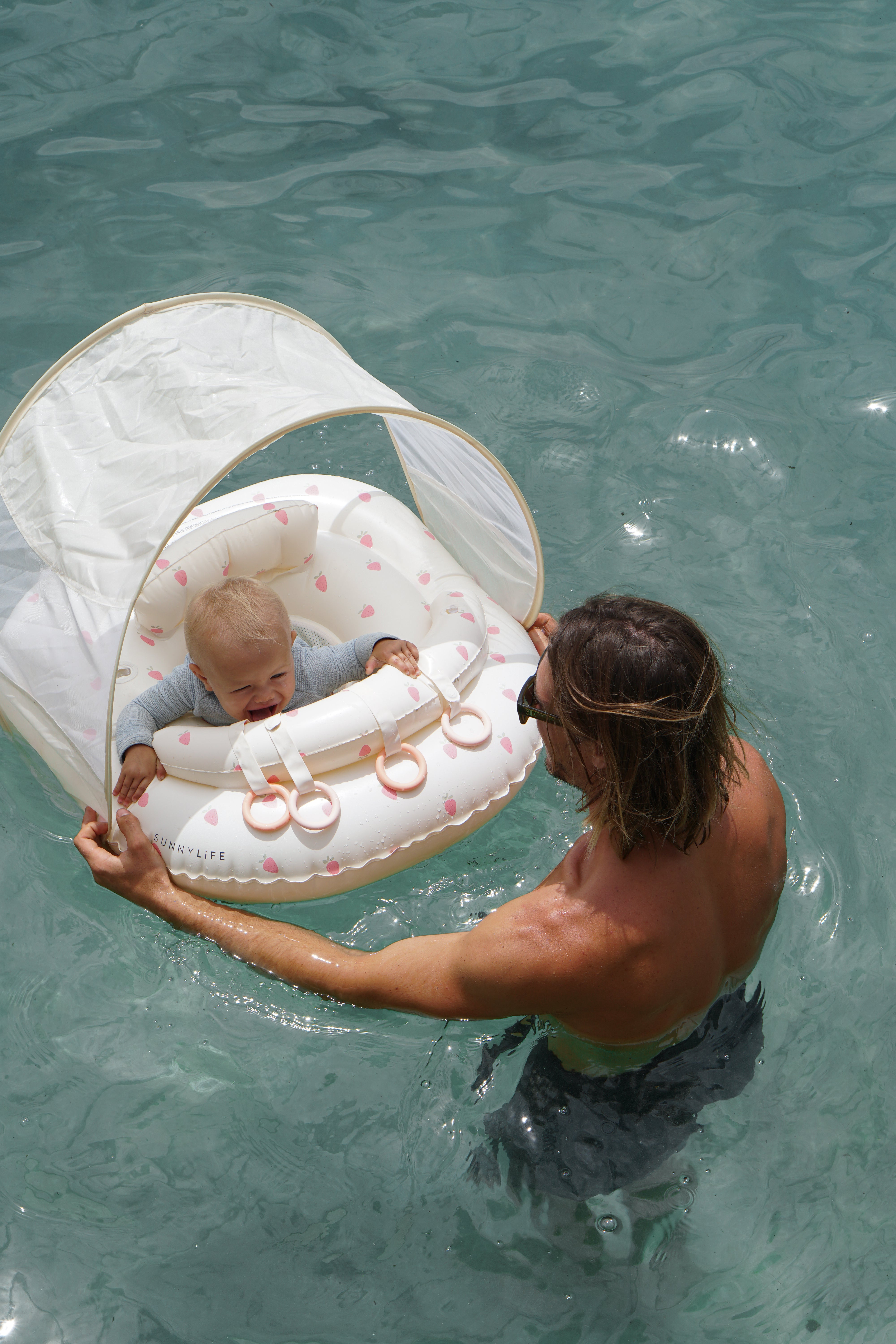 Interactive Baby Float Strawberry Sunshine Pink