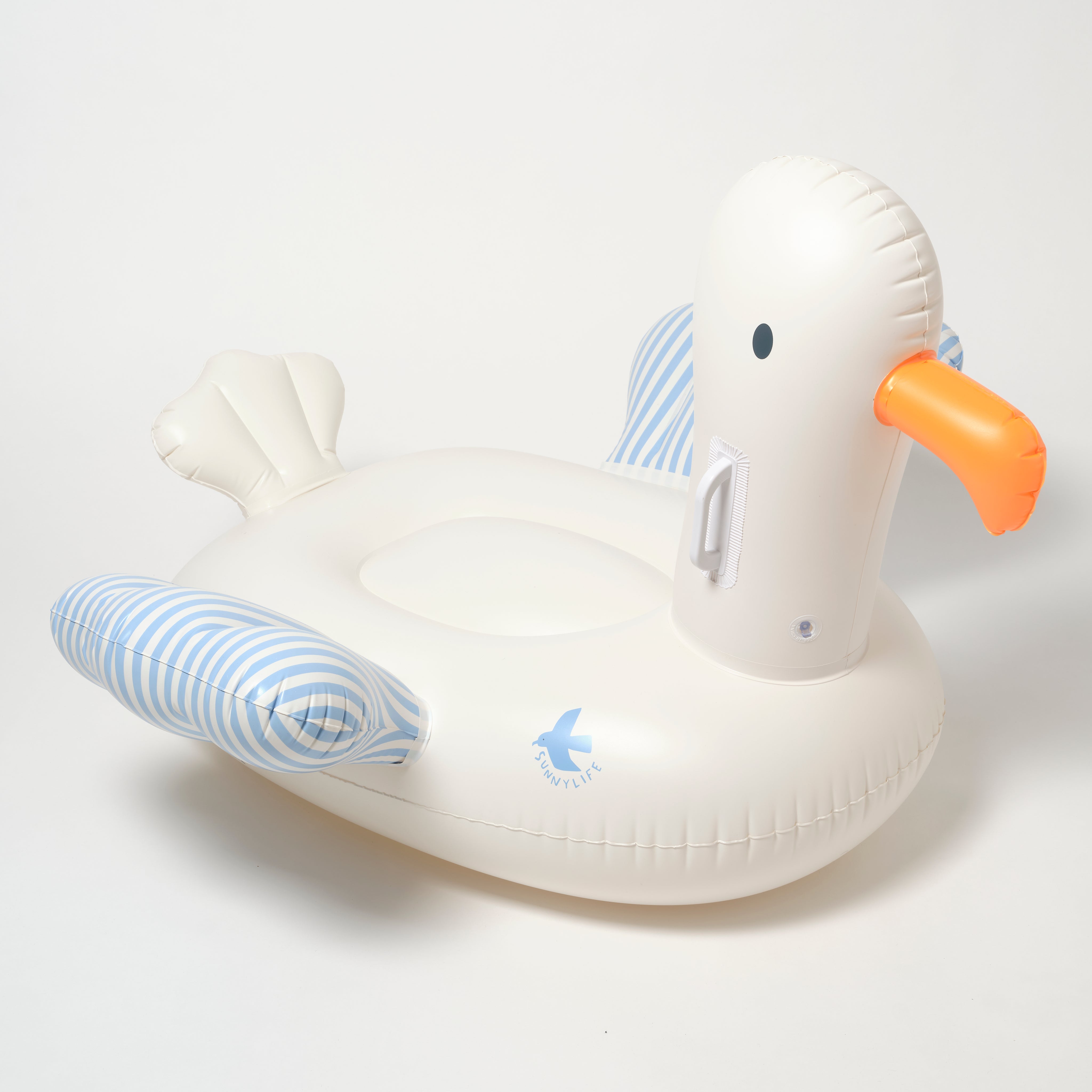 Kids Ride-On Sid the Seagull Blue Stripe