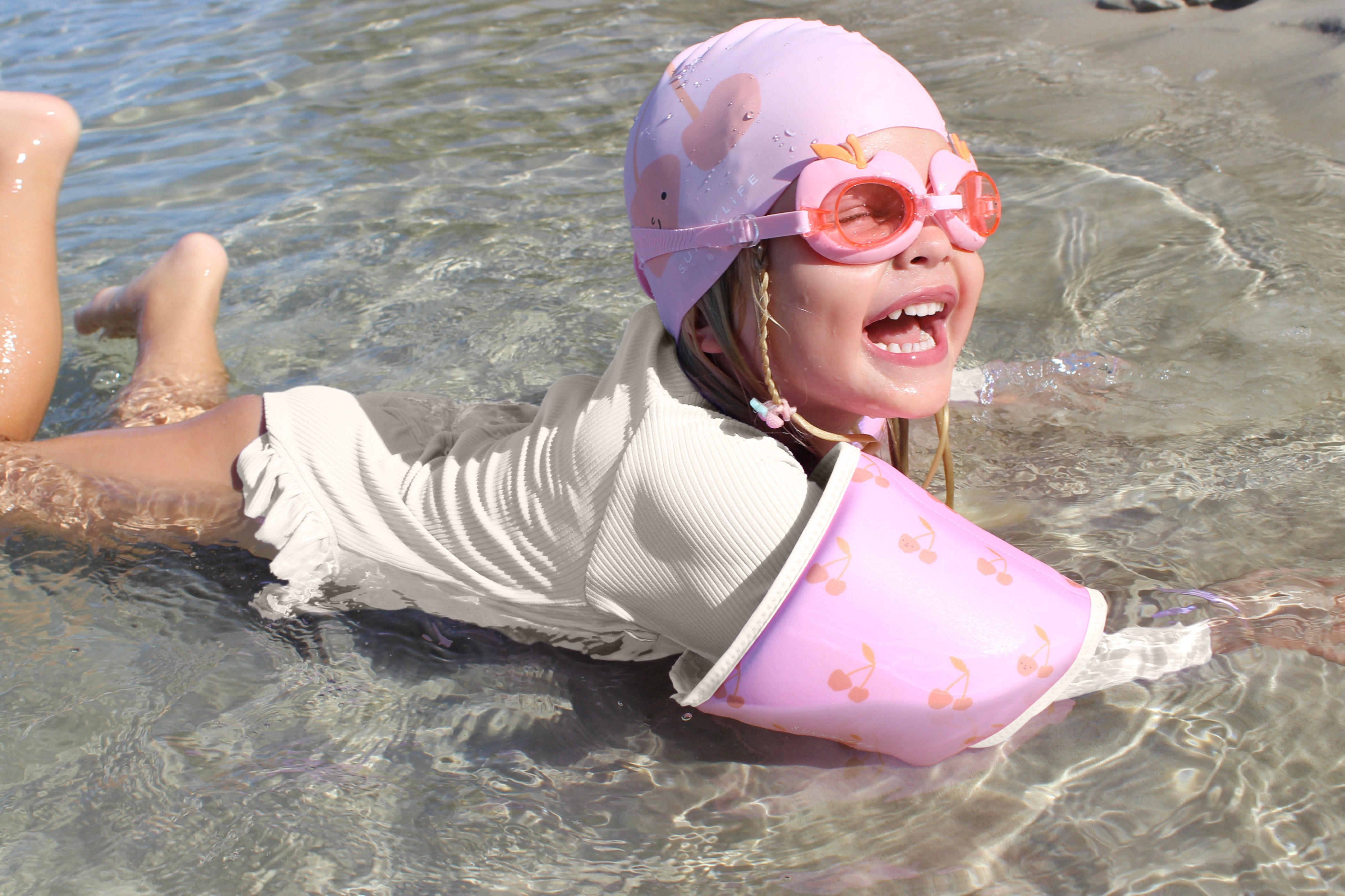 Kids Arm Band Floaties Cotton Candy Cherry