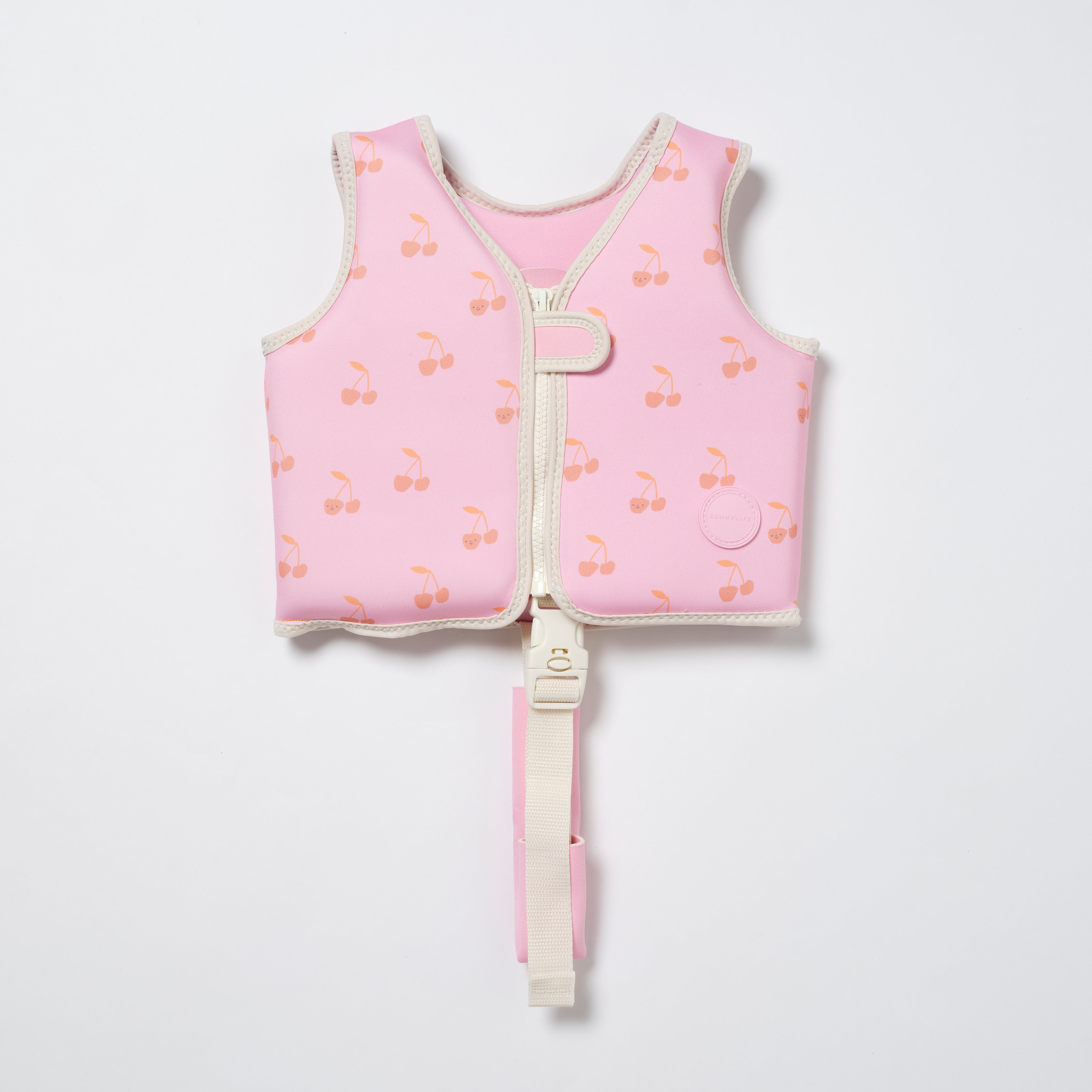 Kids Swim Vest Cotton Candy Cherry