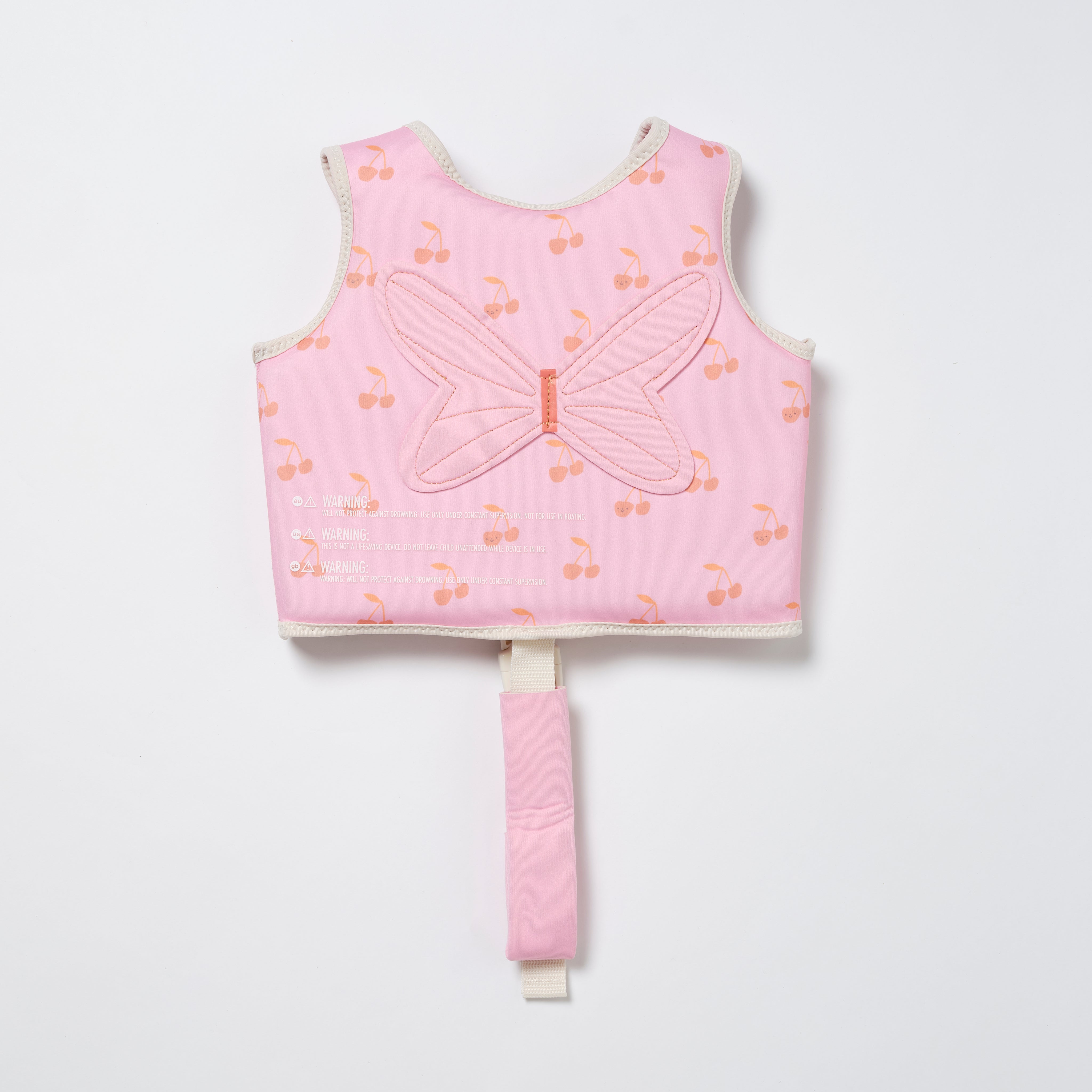 Kids Swim Vest Cotton Candy Cherry