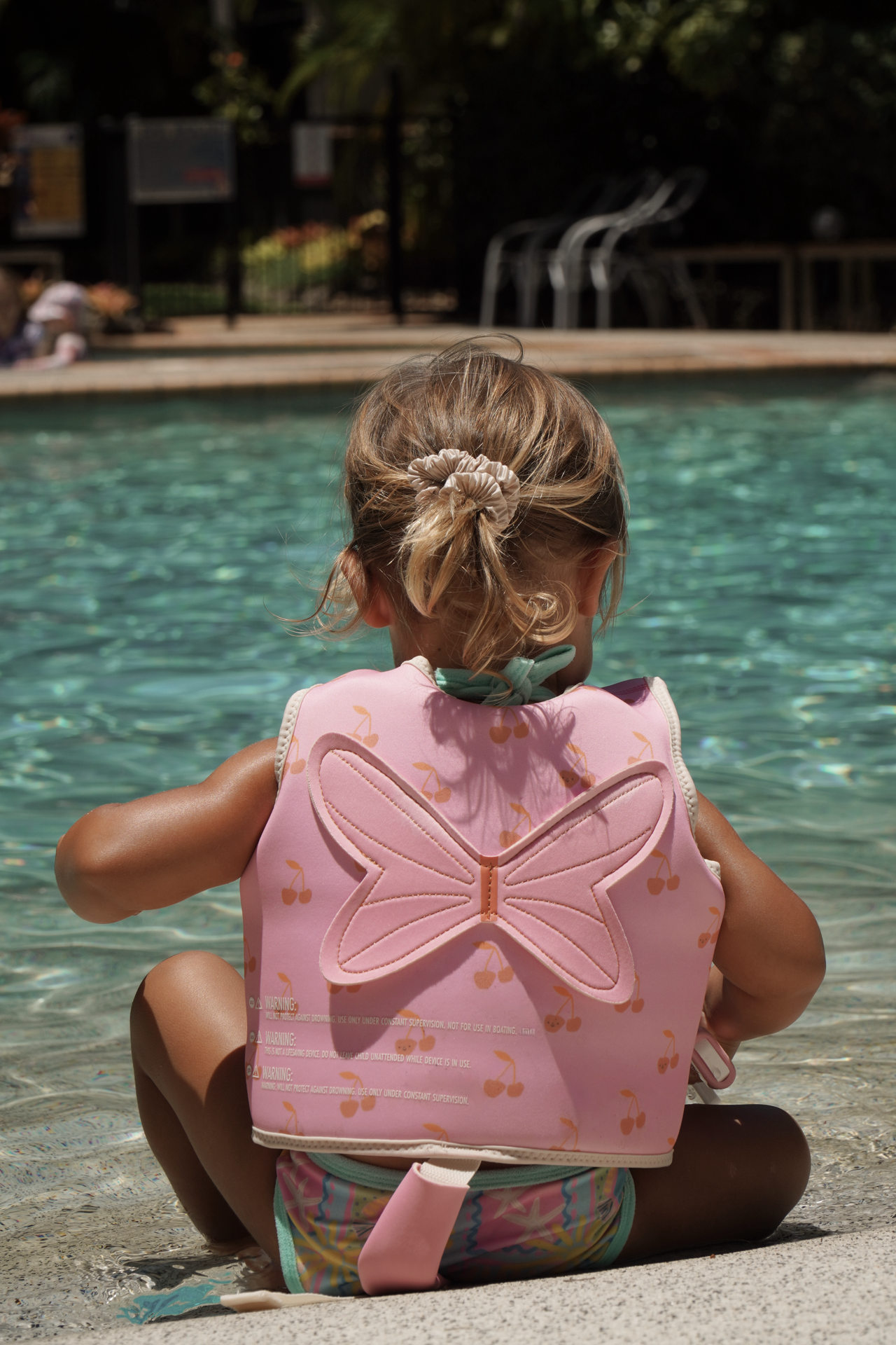 Kids Swim Vest Cotton Candy Cherry