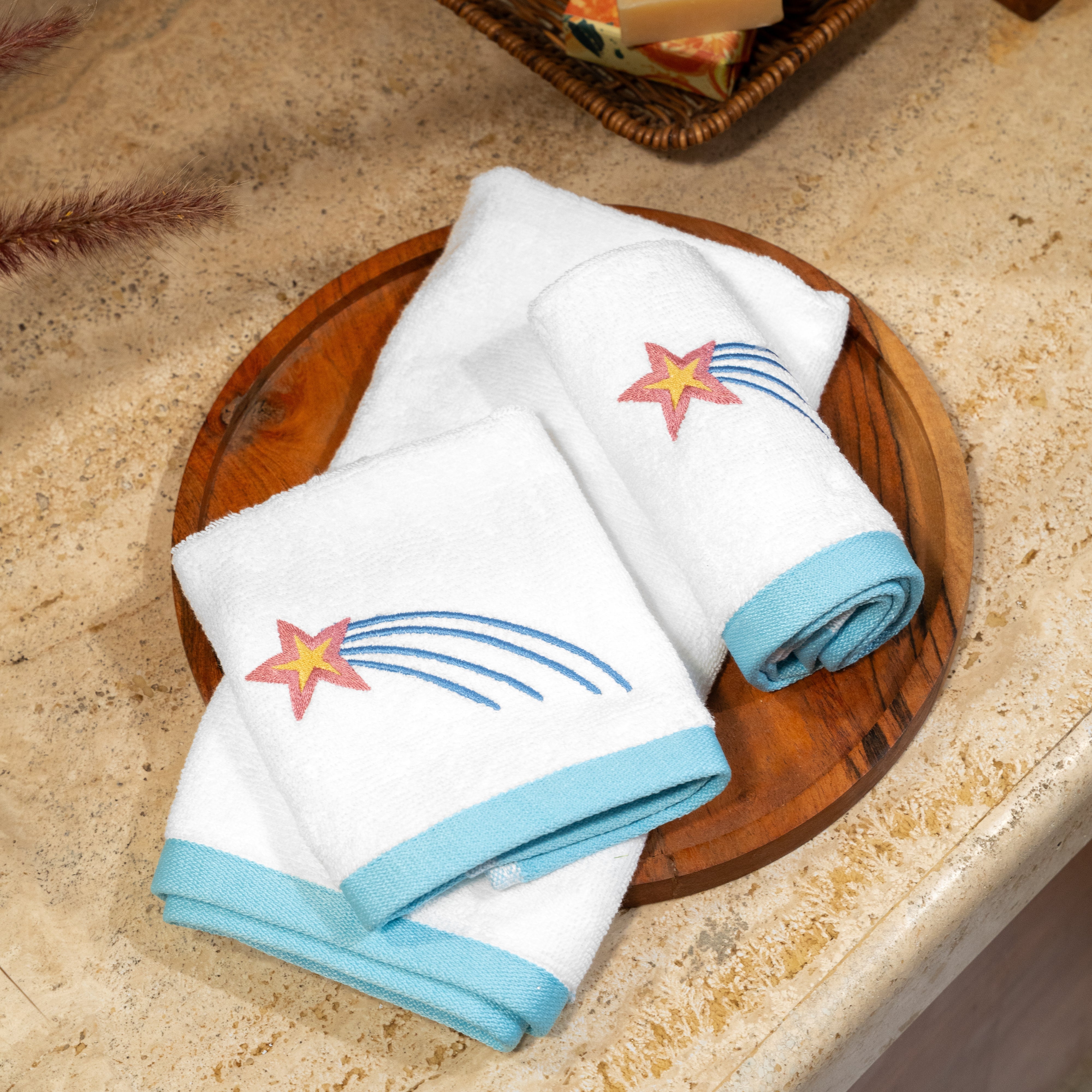 Star Chasers Hand & Face Towels - Set of 3