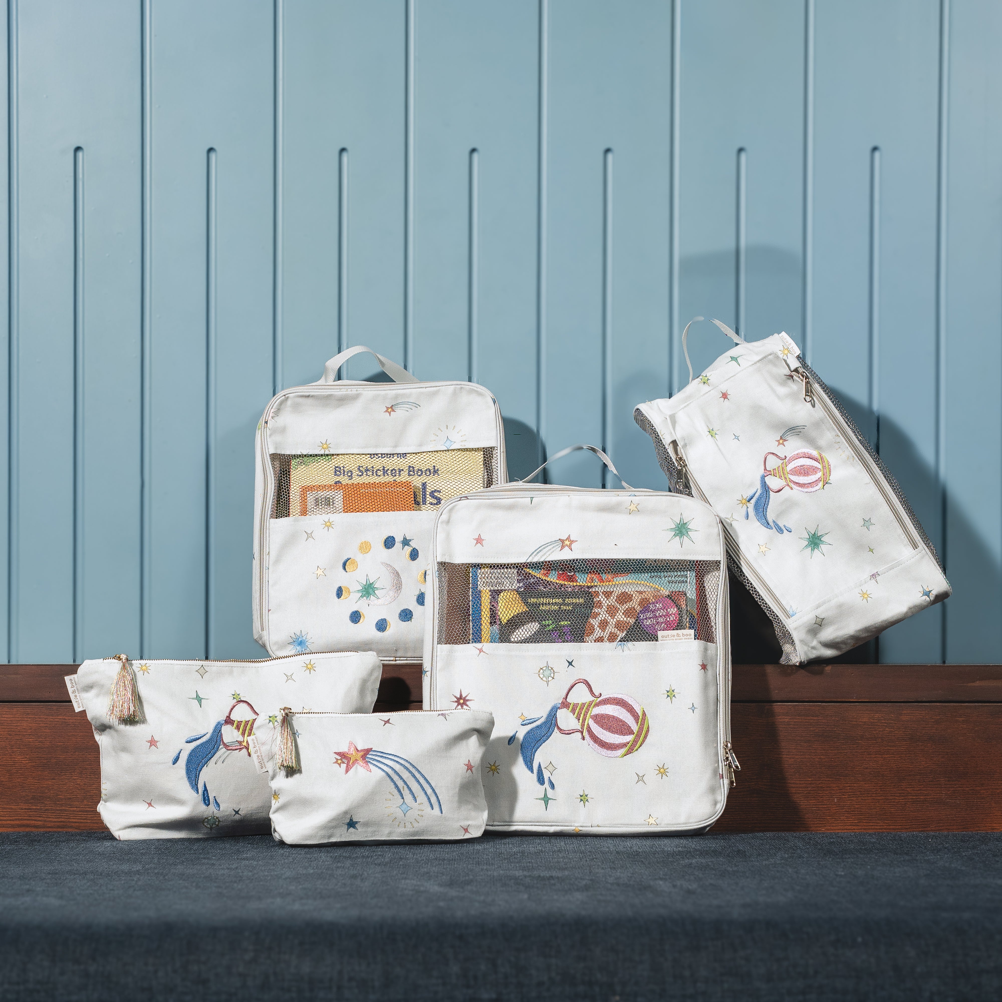 Star Chasers Organizer Bags - Set of 5