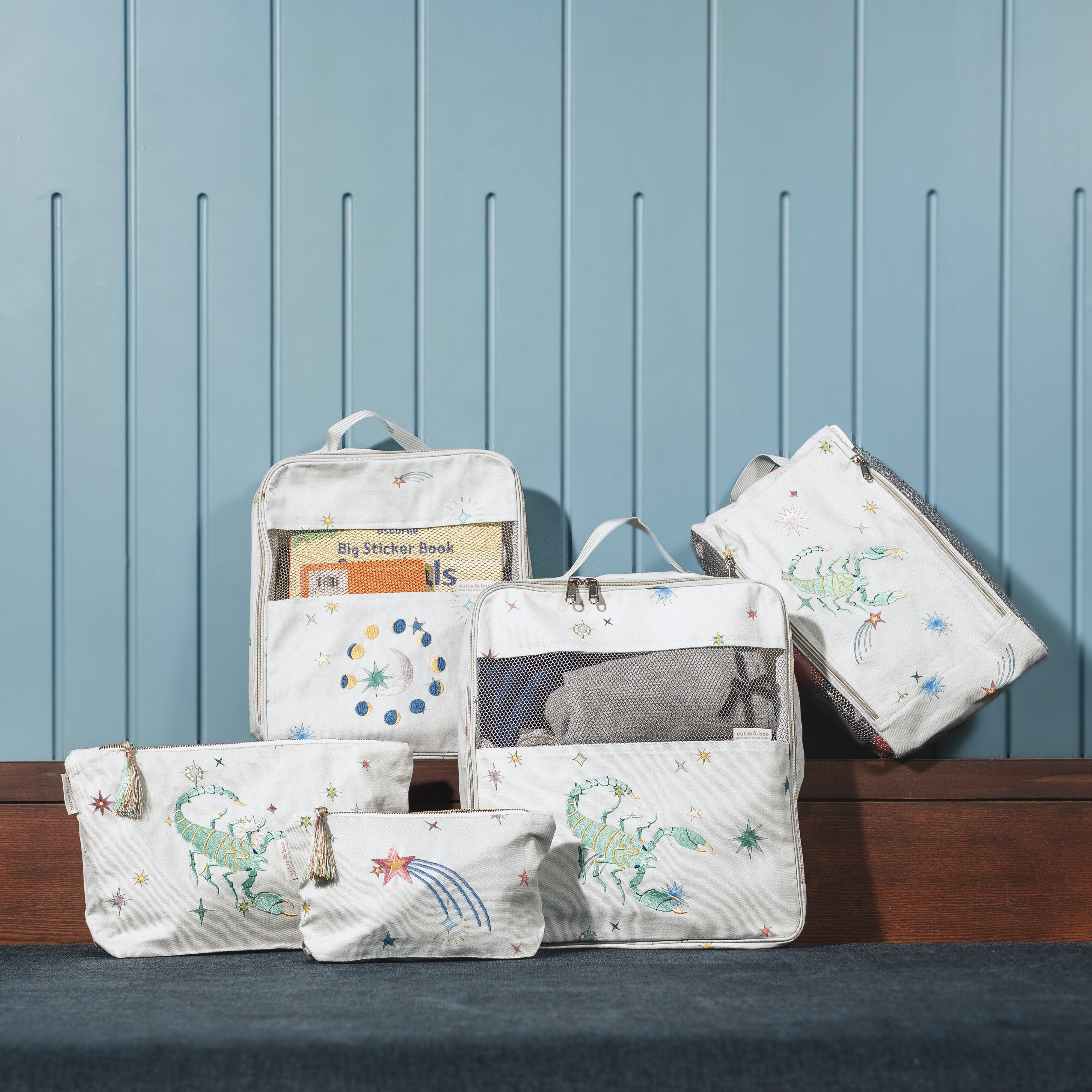 Star Chasers Organizer Bags - Set of 5