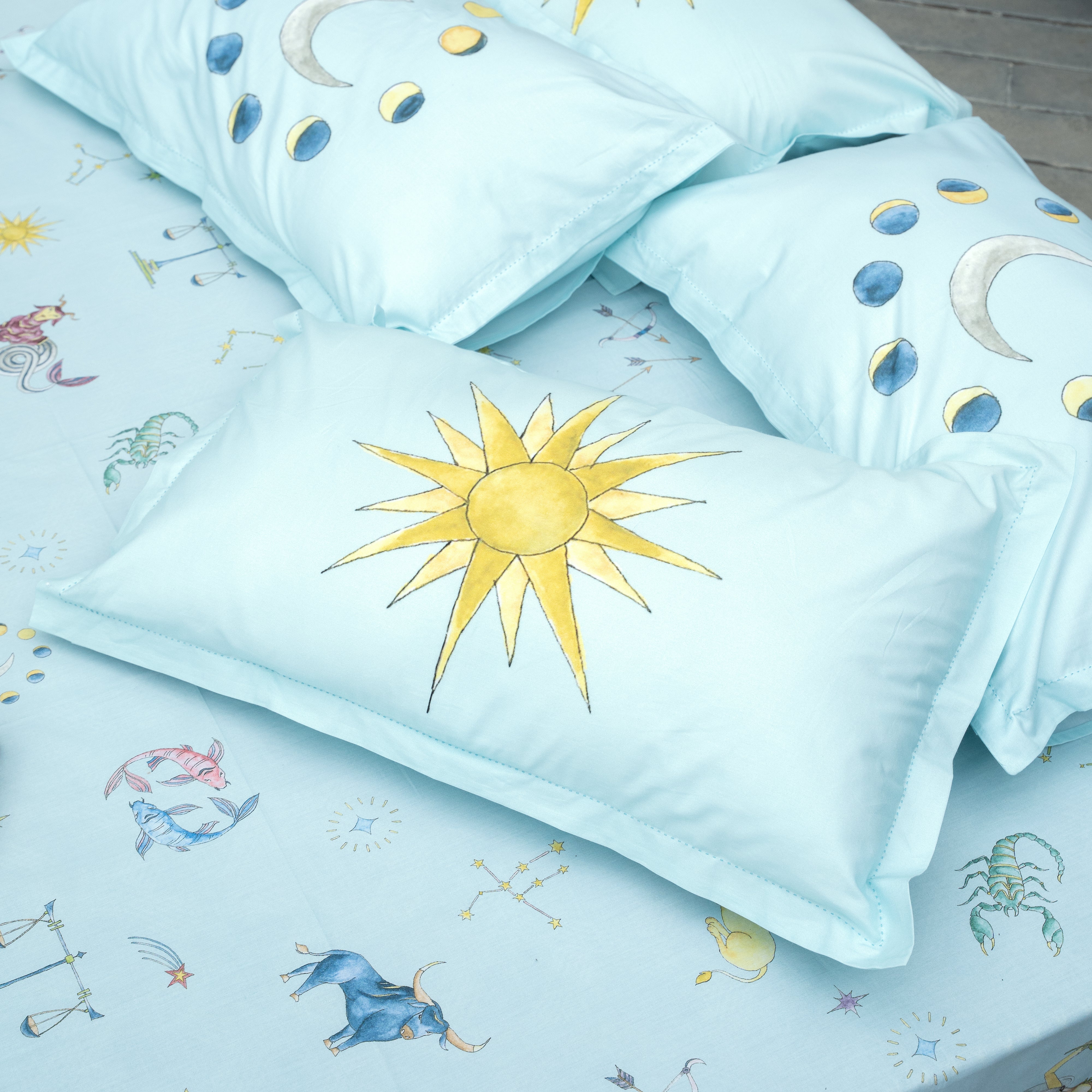 Star Chasers Pillow Cover