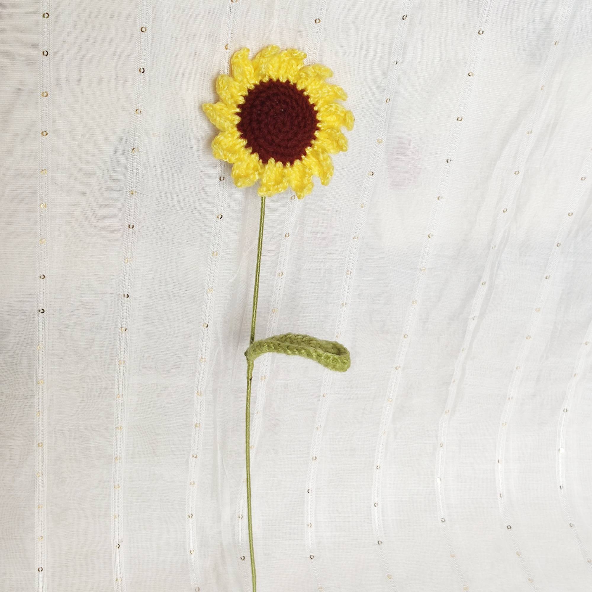 Sunflower Crochet Flower