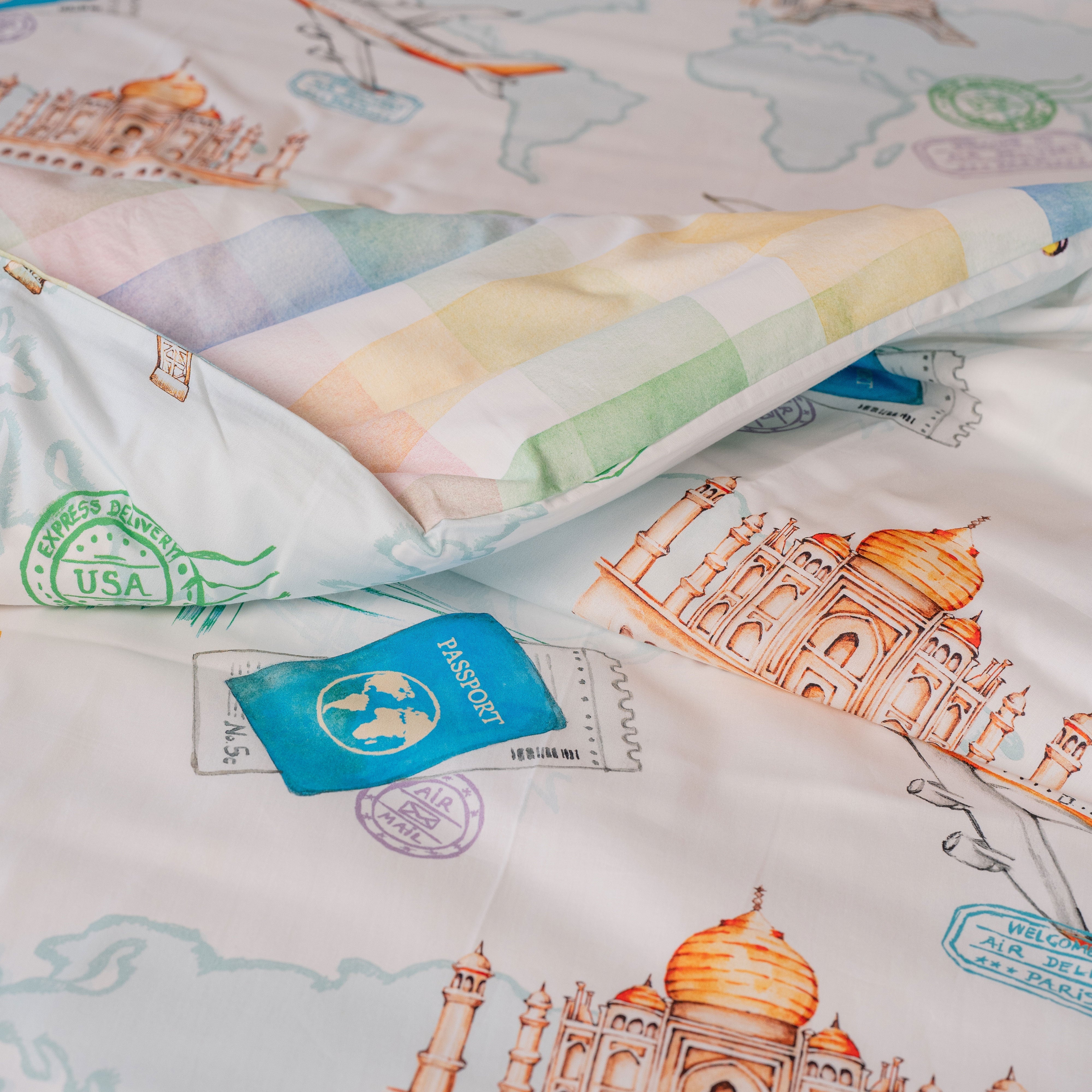 Passport To Wonderland Duvet Set