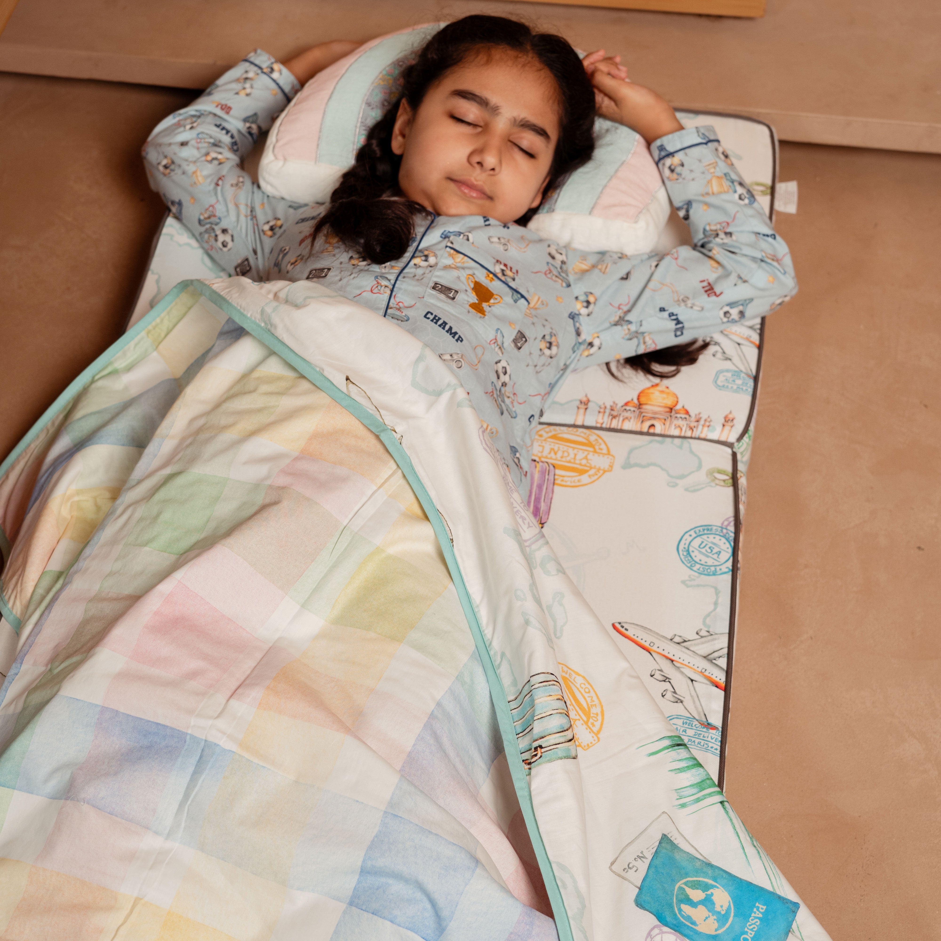 Passport To Wonderland Reversible Blanket