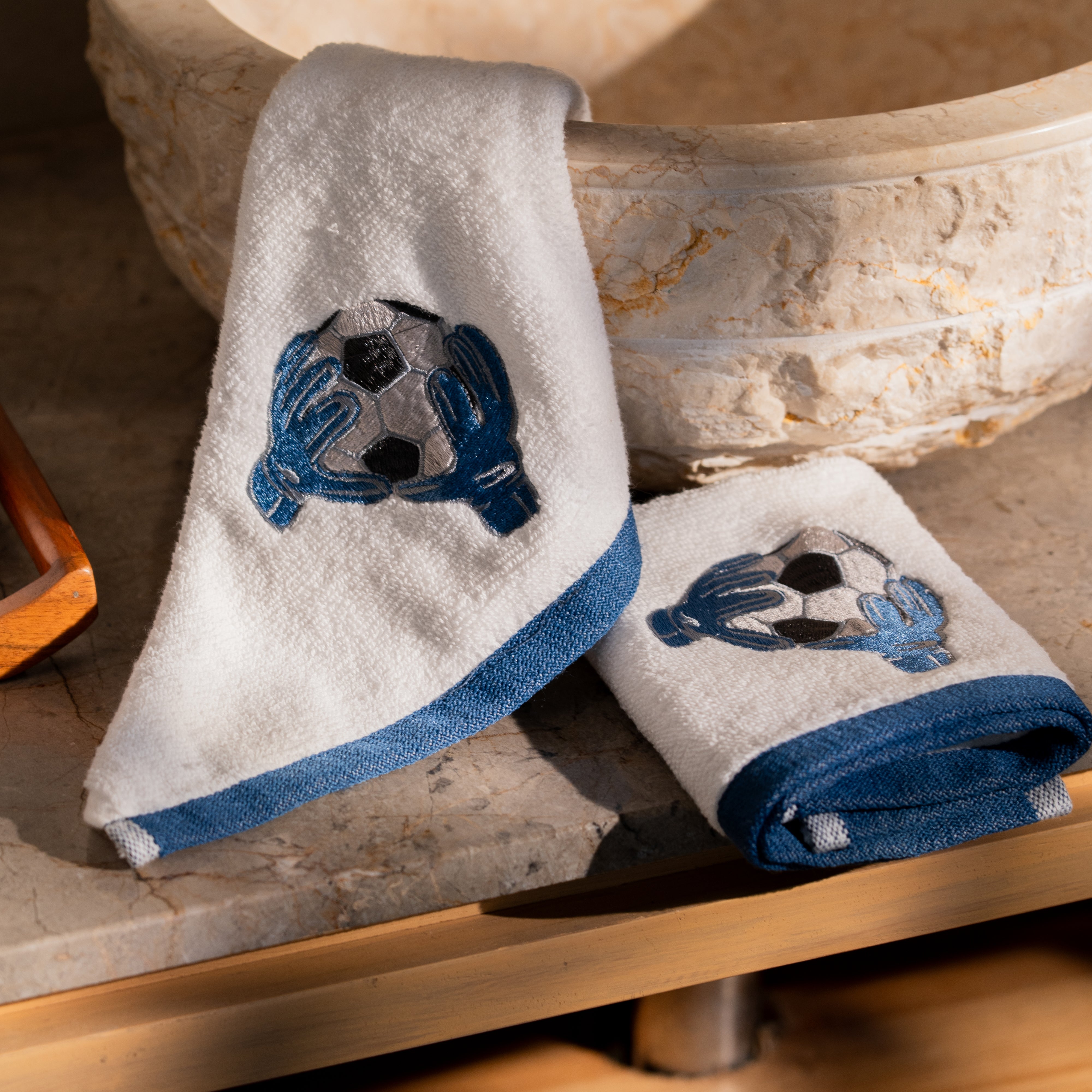 The Game Plan Hand & Face Towels - Set of 3