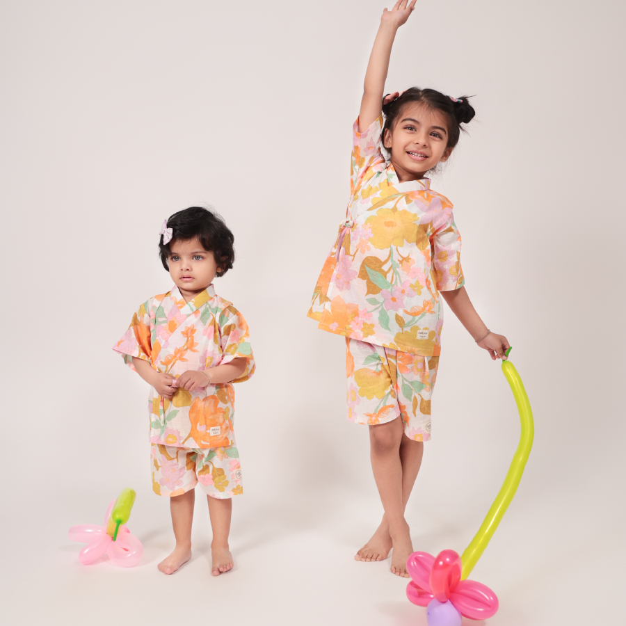 Tutti Frutti Kimono Shorts Set - Totdot