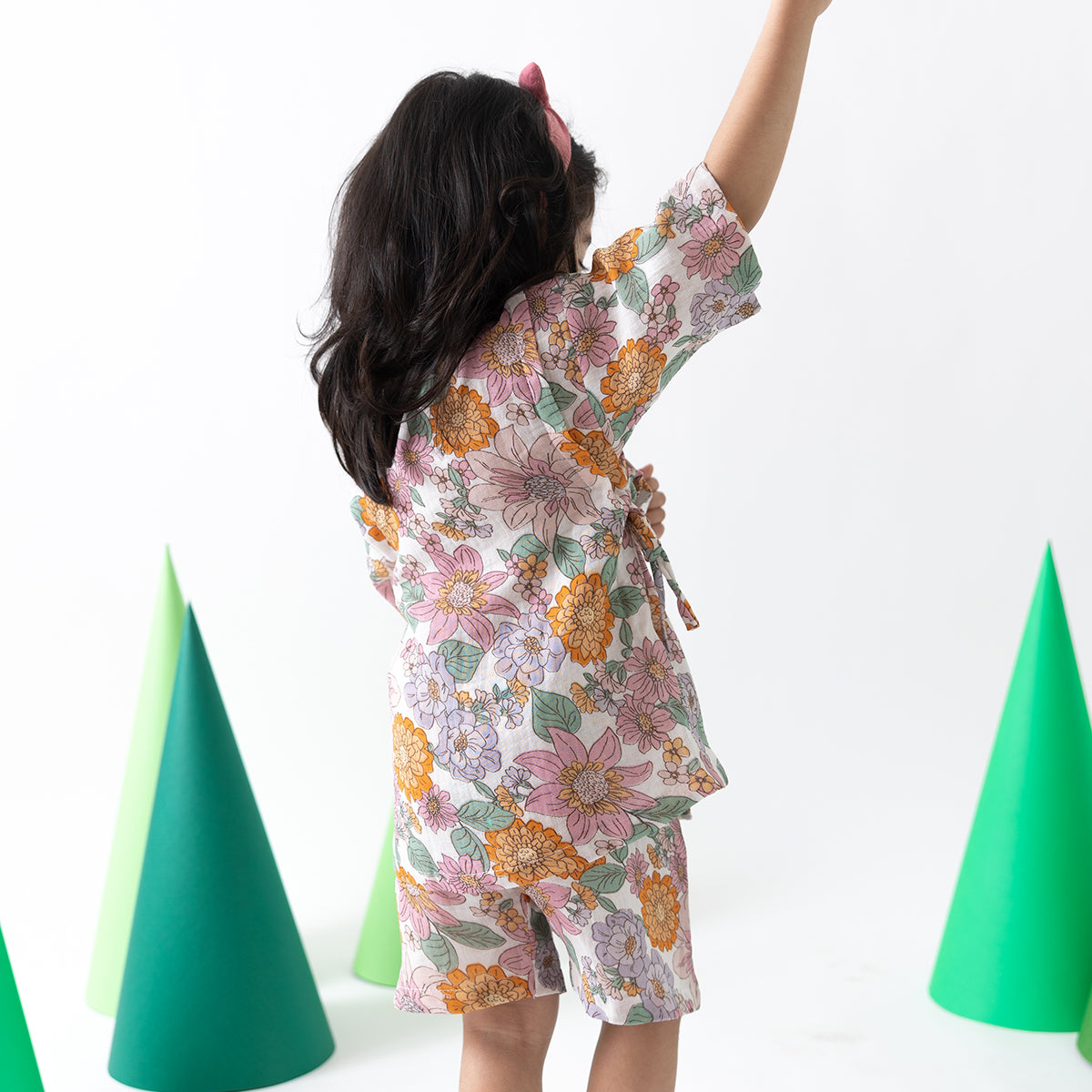 Peekaboo Kimono Shorts Set - Totdot