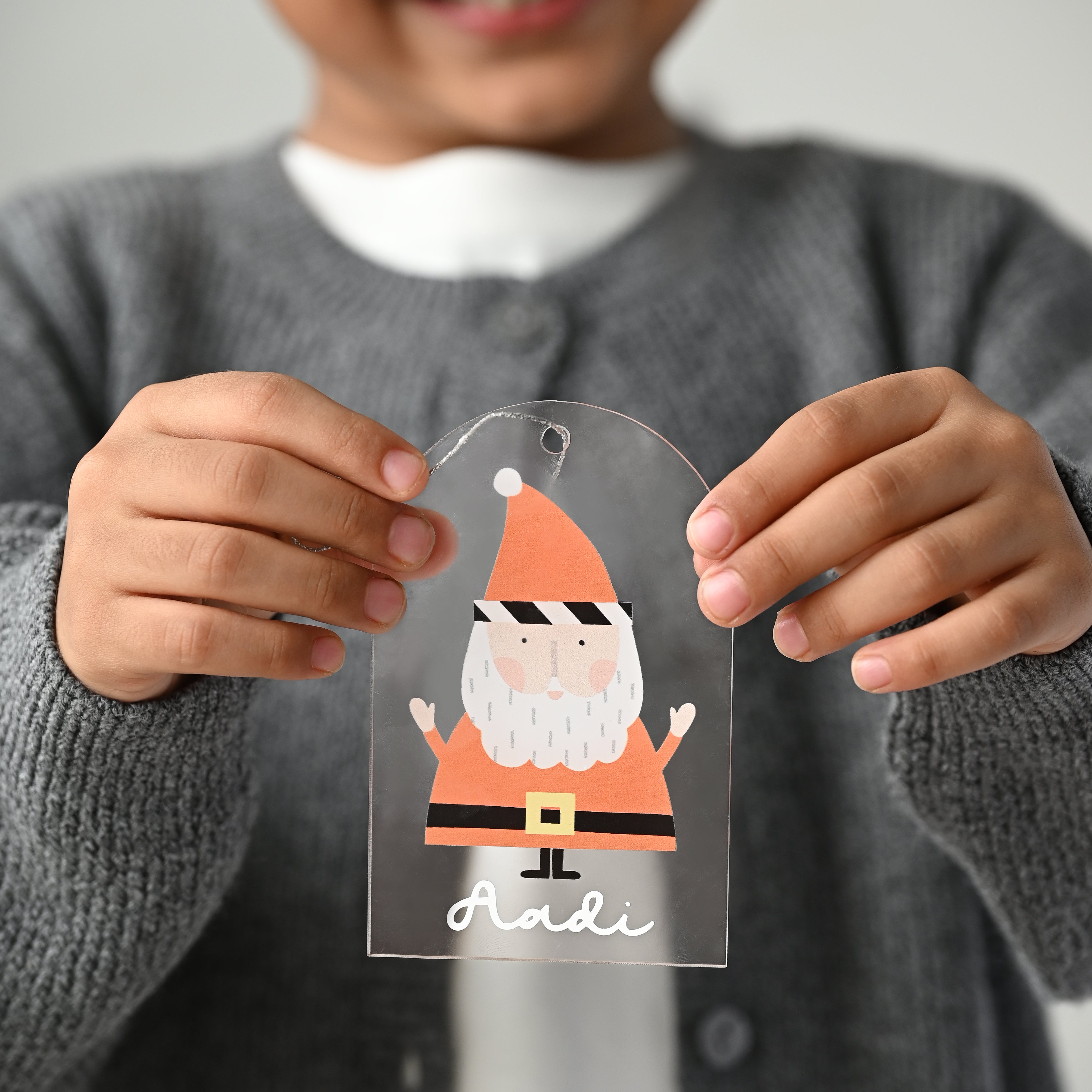 Printed Ornament - Santa