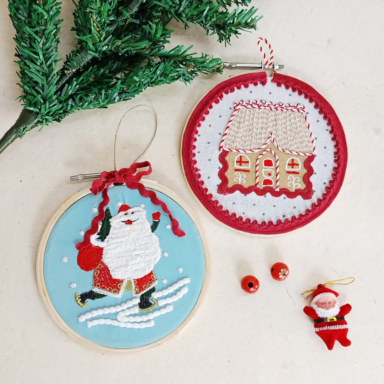 Santa & Gingerbread House Combo