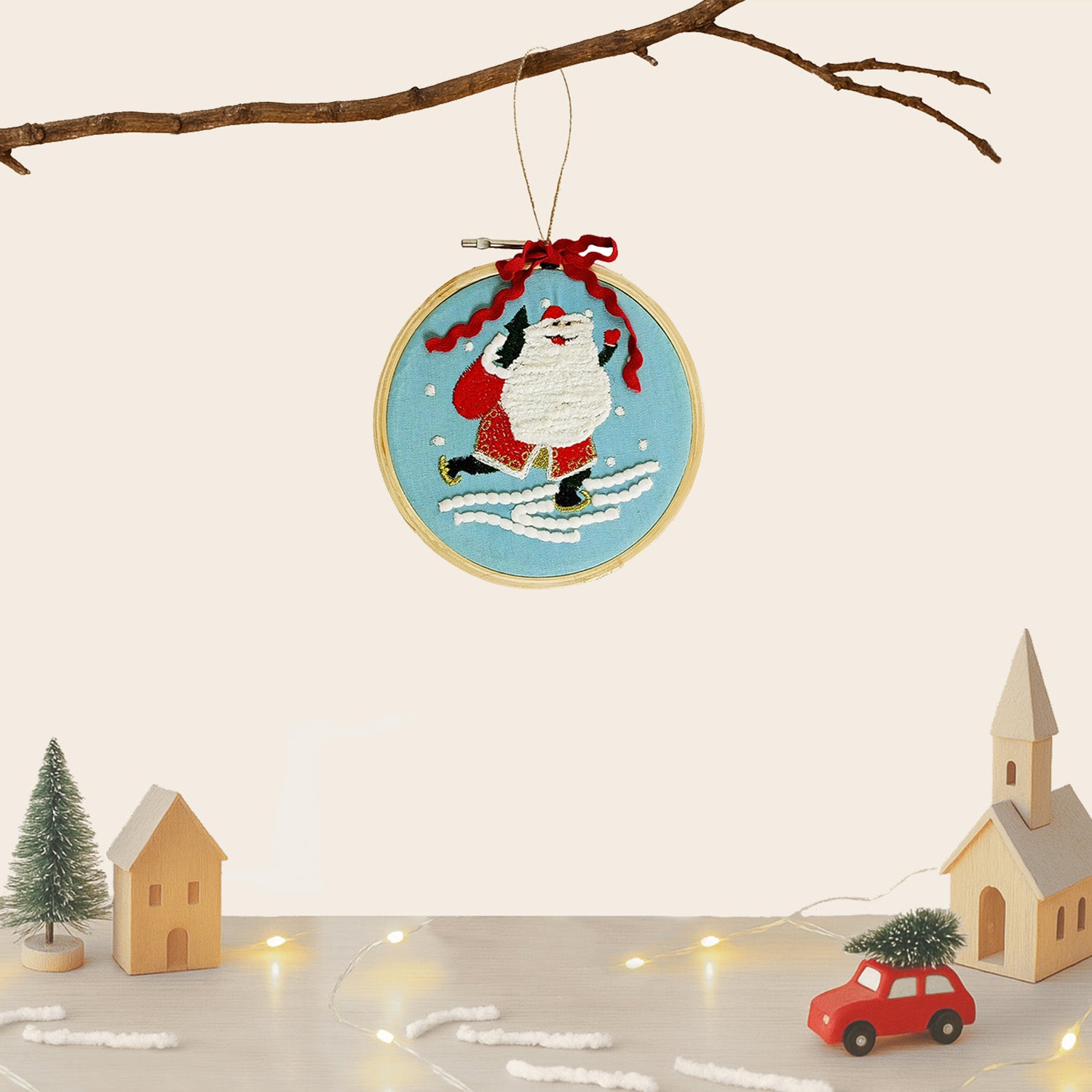 Santa & Gingerbread House Combo