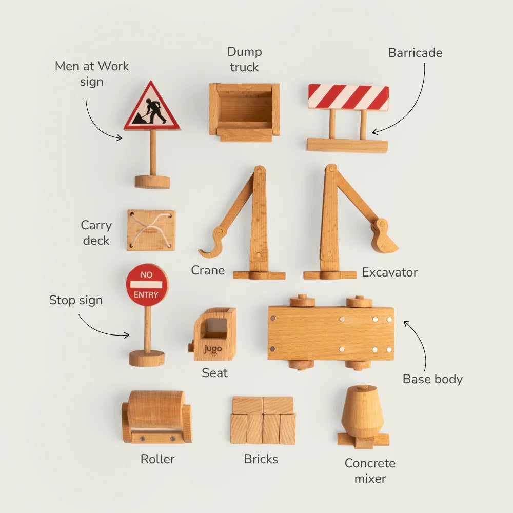 Build-It Construction Vehicles - Set of 12