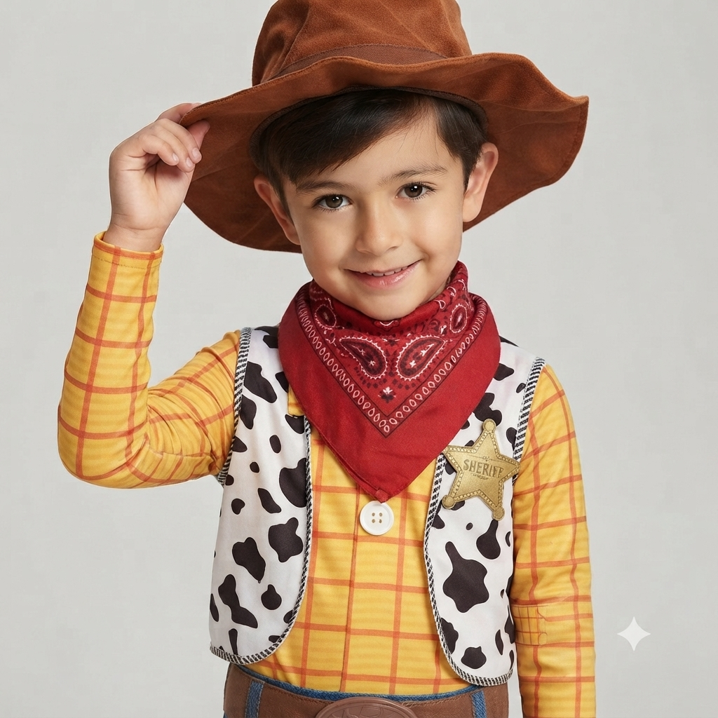 Sheriff Woody Cowboy Costume for Halloween