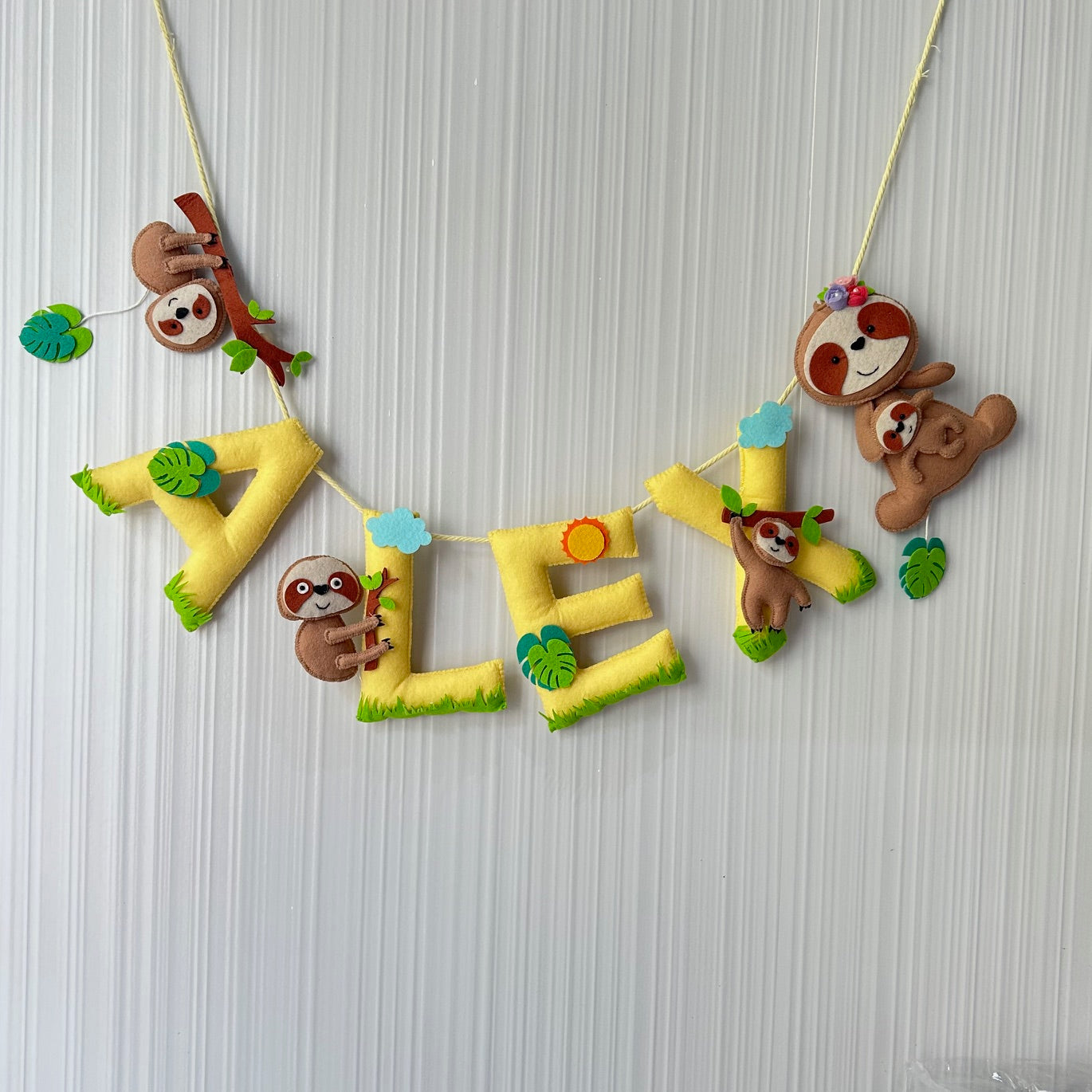 Sloth Sanctuary Name Bunting/Garland