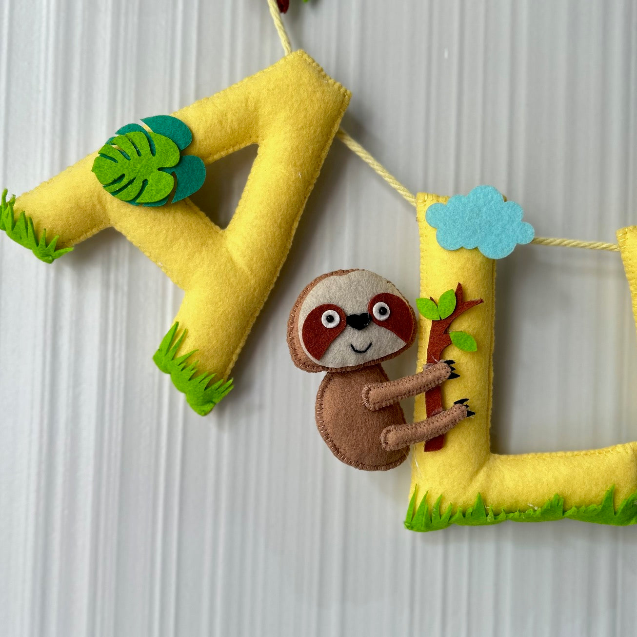 Sloth Sanctuary Name Bunting/Garland