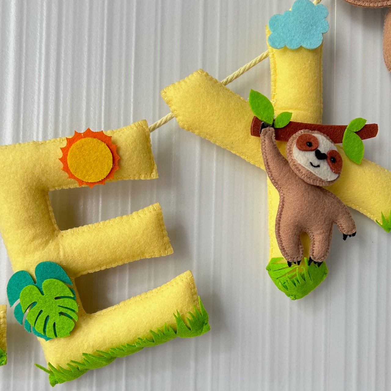 Sloth Sanctuary Name Bunting/Garland