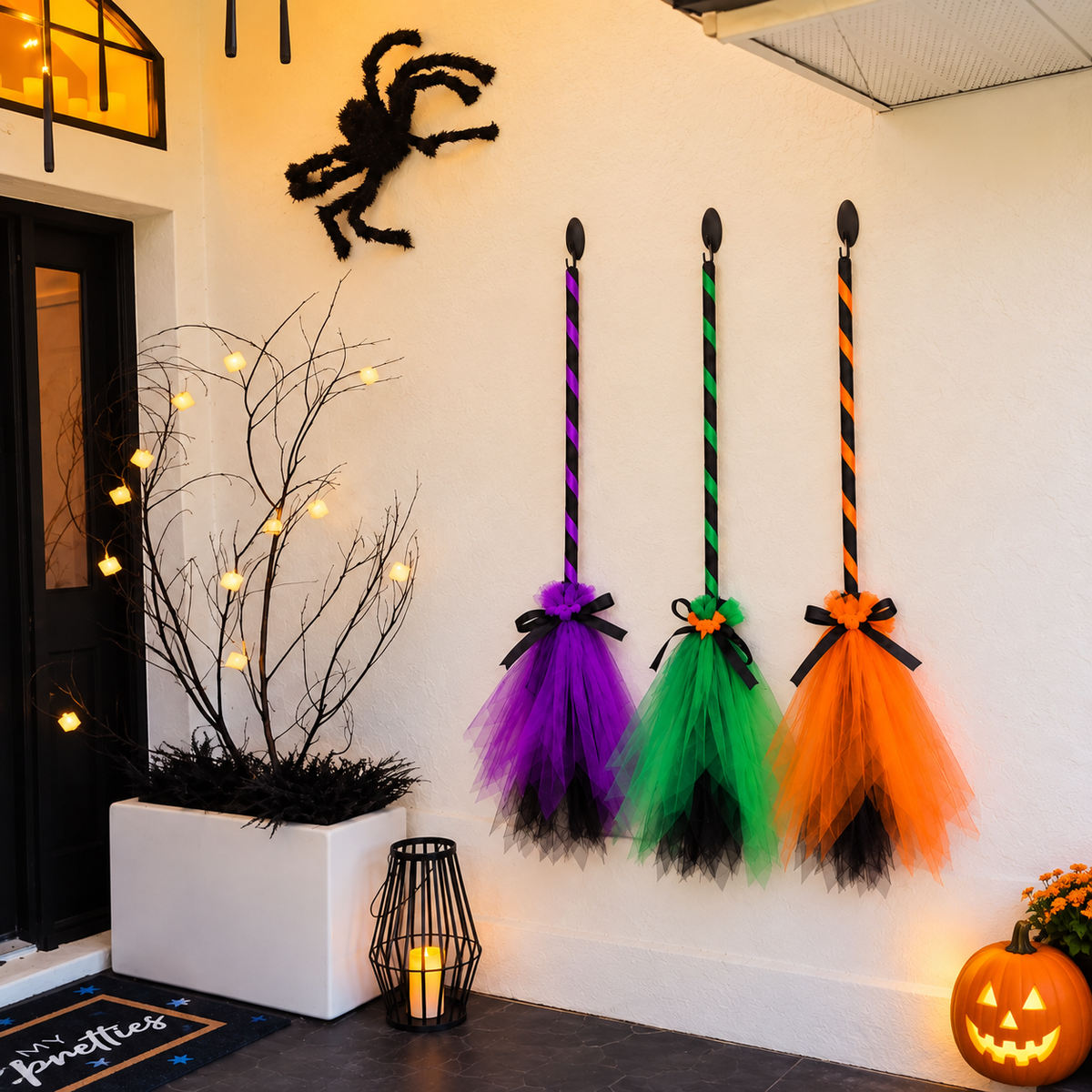 Spooky Spark Brooms - Set of 3