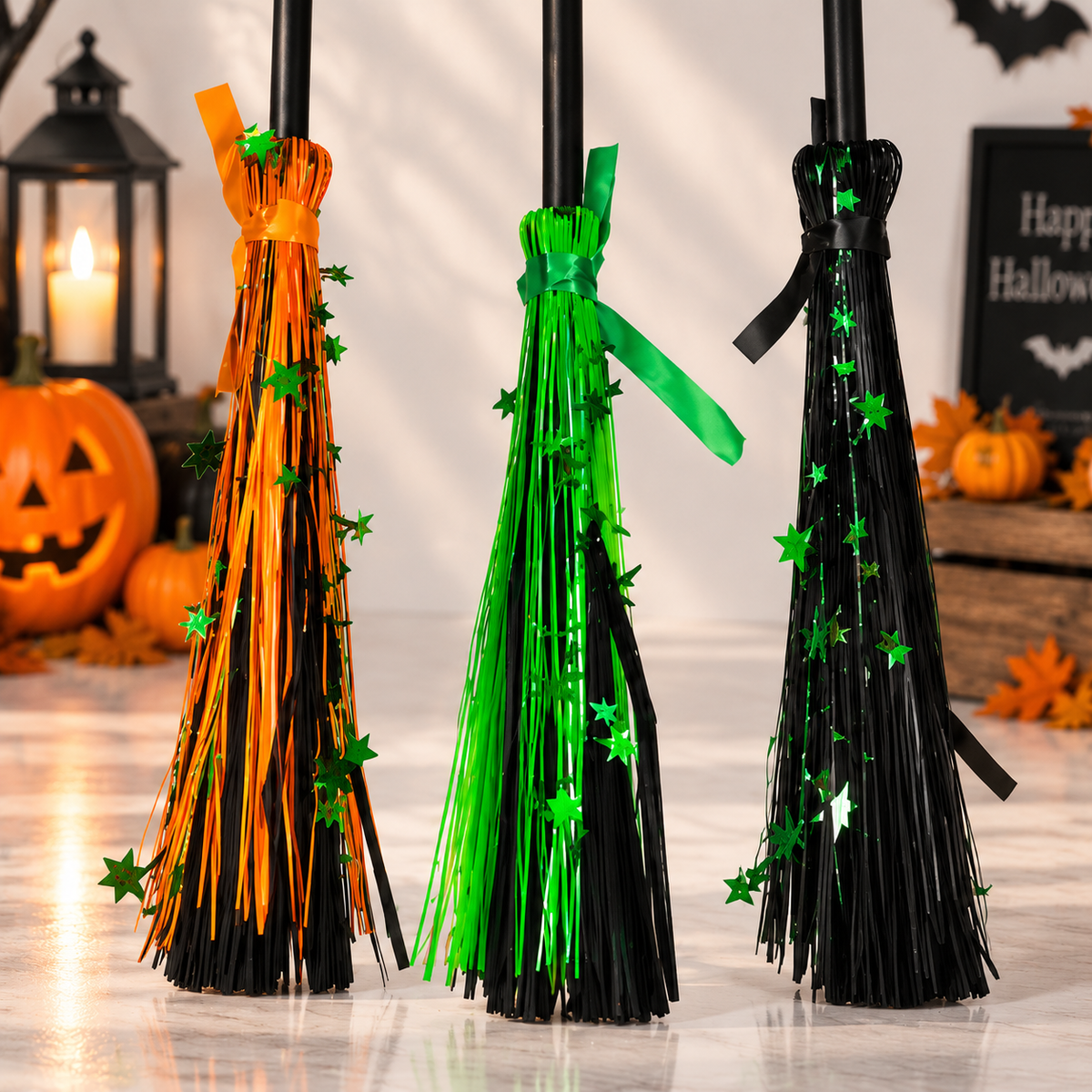 Starlight Witch Brooms - Set of 3