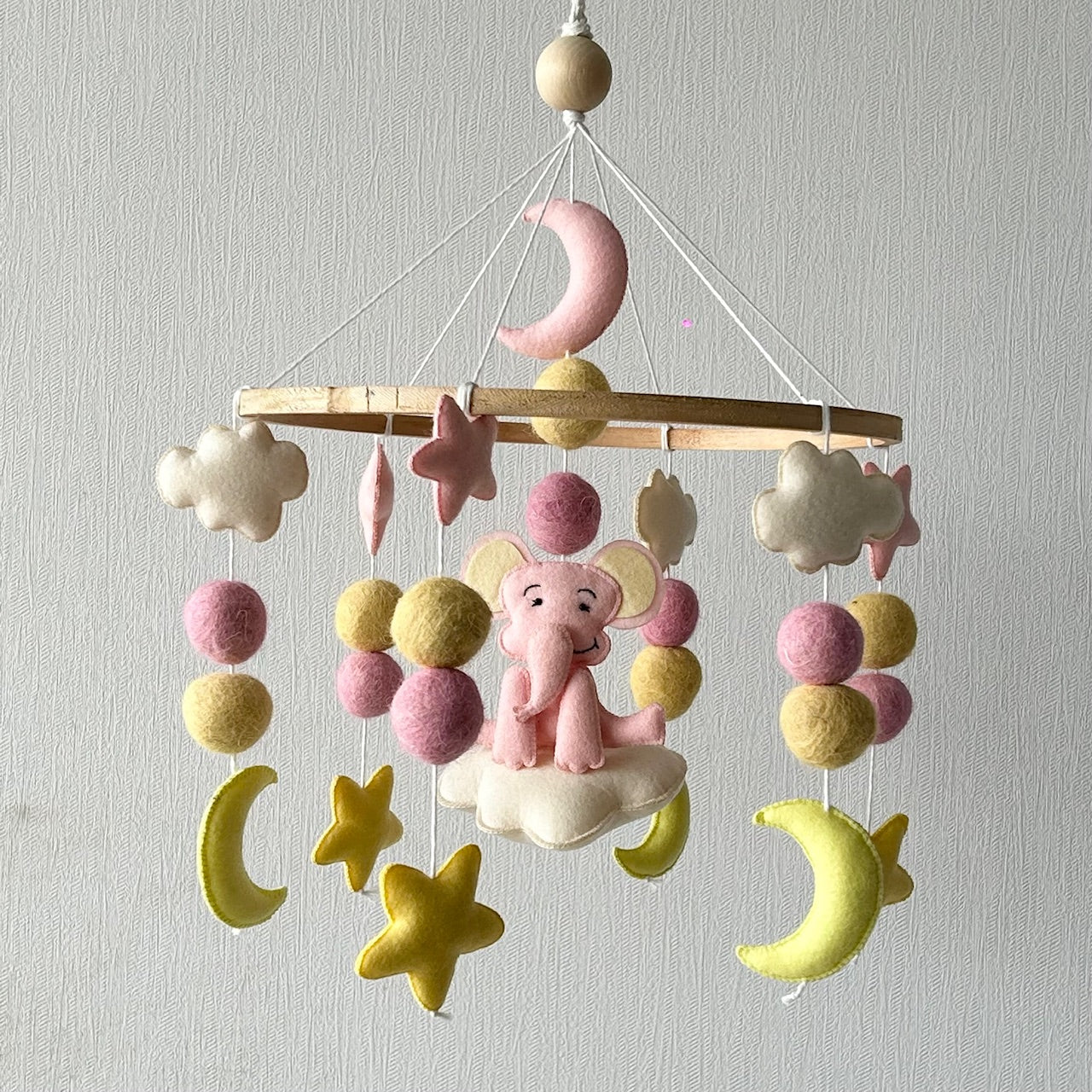 Starry Sky Elephant - Cot / Crib Mobile